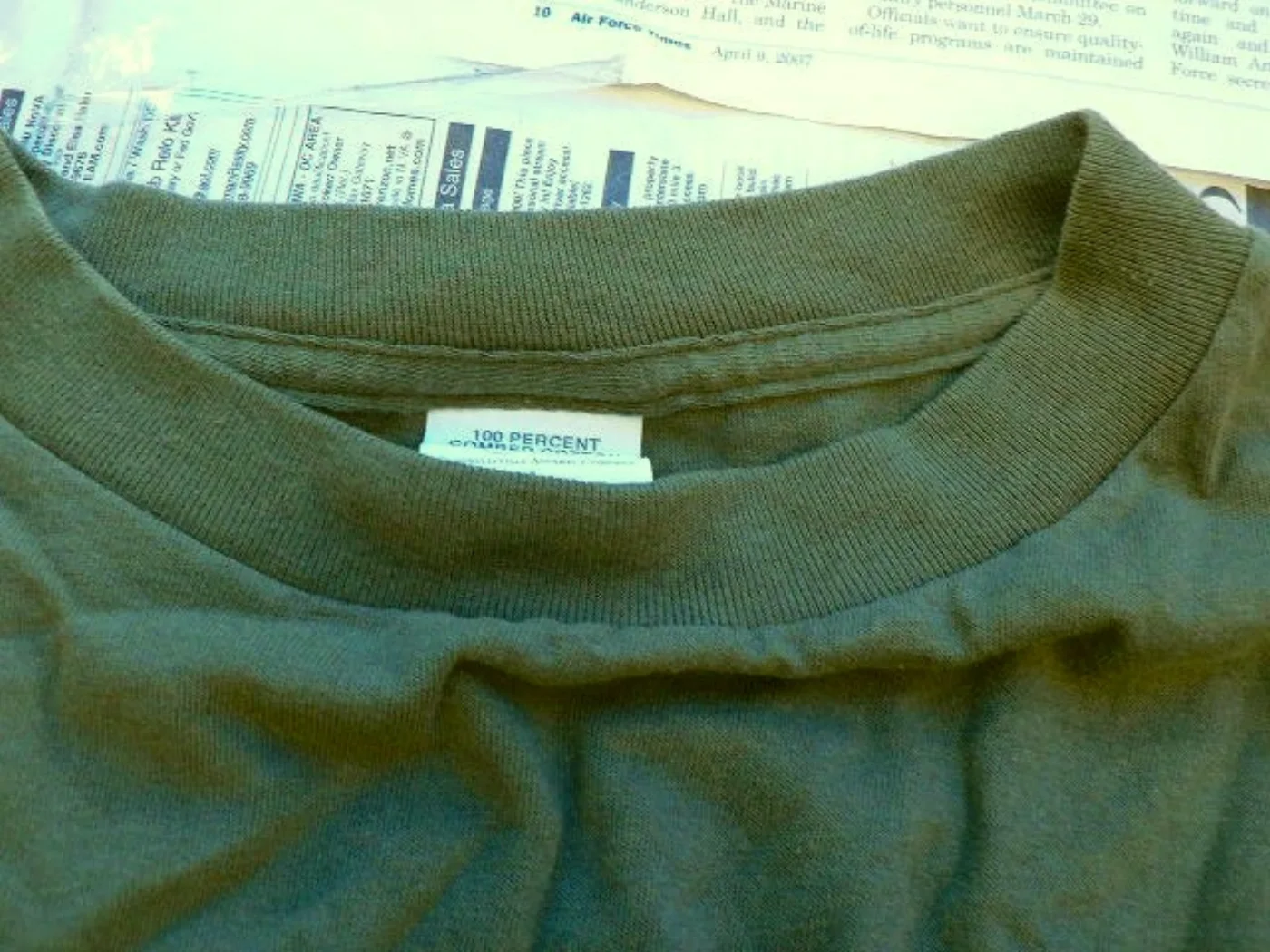 ミリタリーショップ 南国百貨店.COM|沖縄 USMC Tシャツ OD -L- [G-523] - USMC Tシャツ 記録写真3