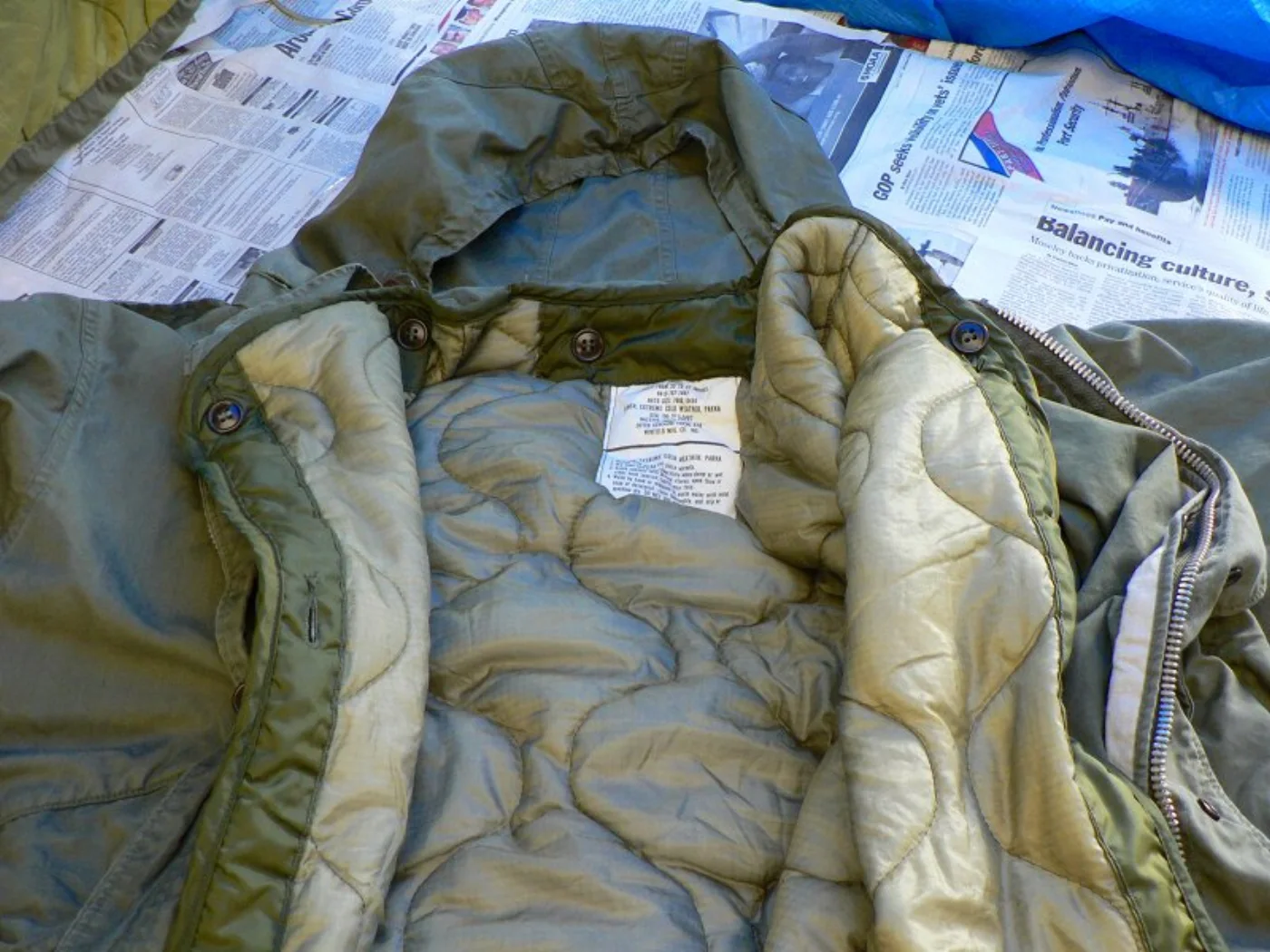 ミリタリーショップ 南国百貨店.COM|沖縄 51シェルパーカー PARKA-SHELL M-1951 ミリタリージャケ 記録写真7