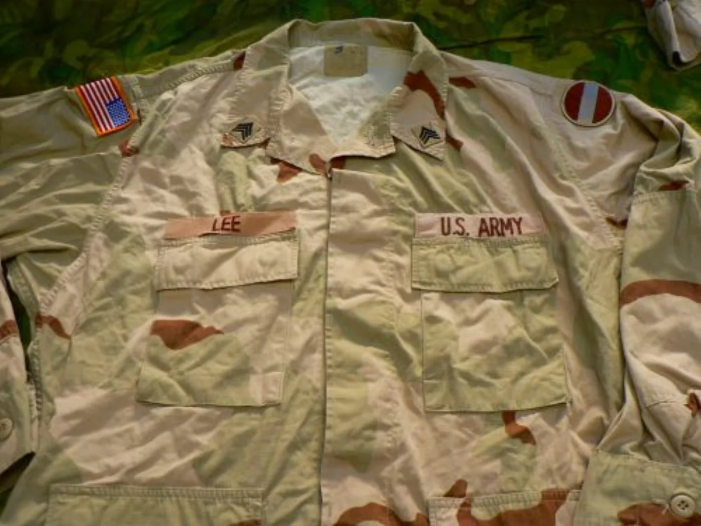 ミリタリーショップ 南国百貨店.COM|沖縄 3C ジャケット U.S.ARMY L-S Rip-Stop [Z-516 記録写真2