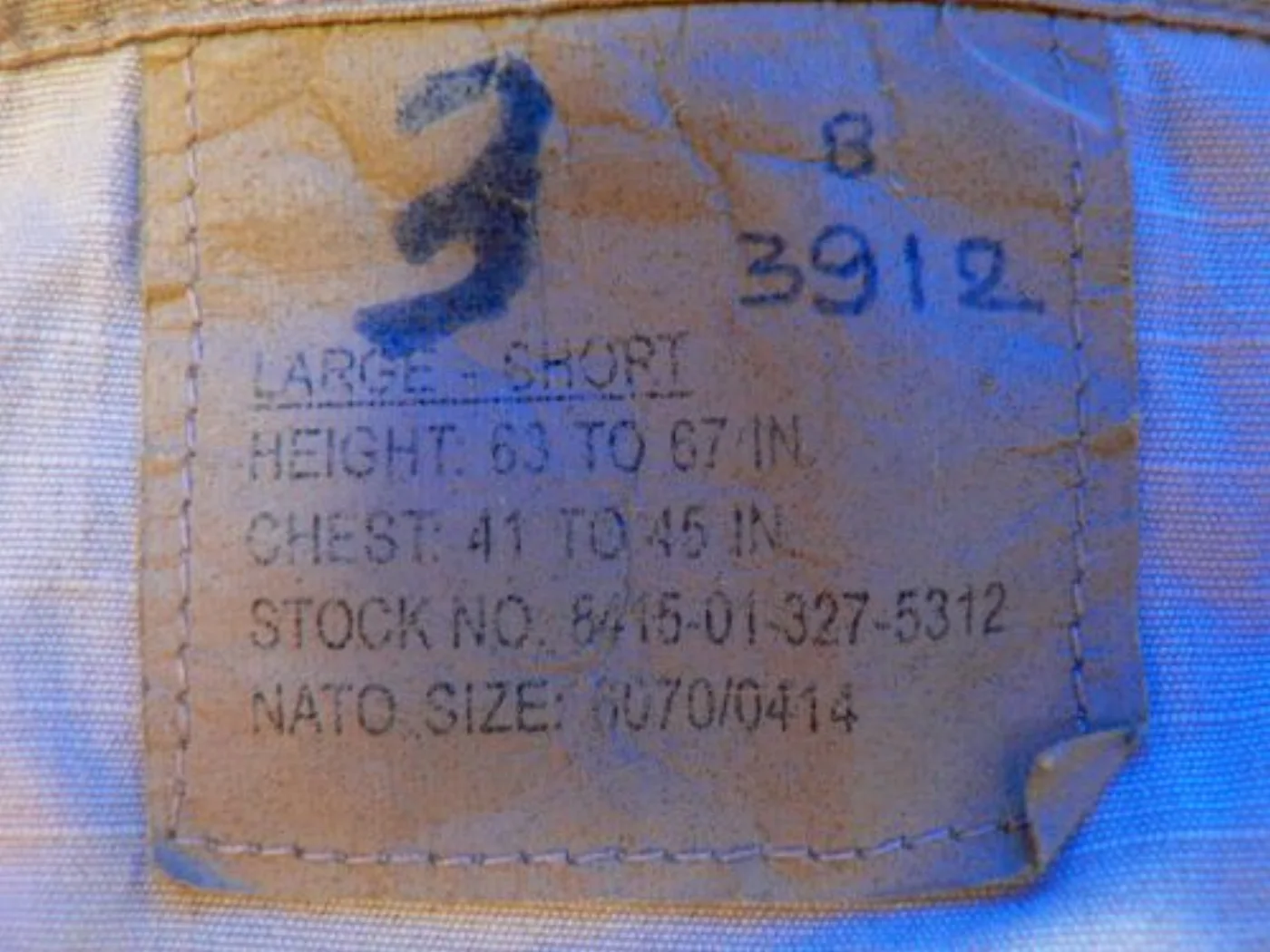 ミリタリーショップ 南国百貨店.COM|沖縄 3C ジャケット U.S.ARMY L-S Rip-Stop [Z-516 記録写真3