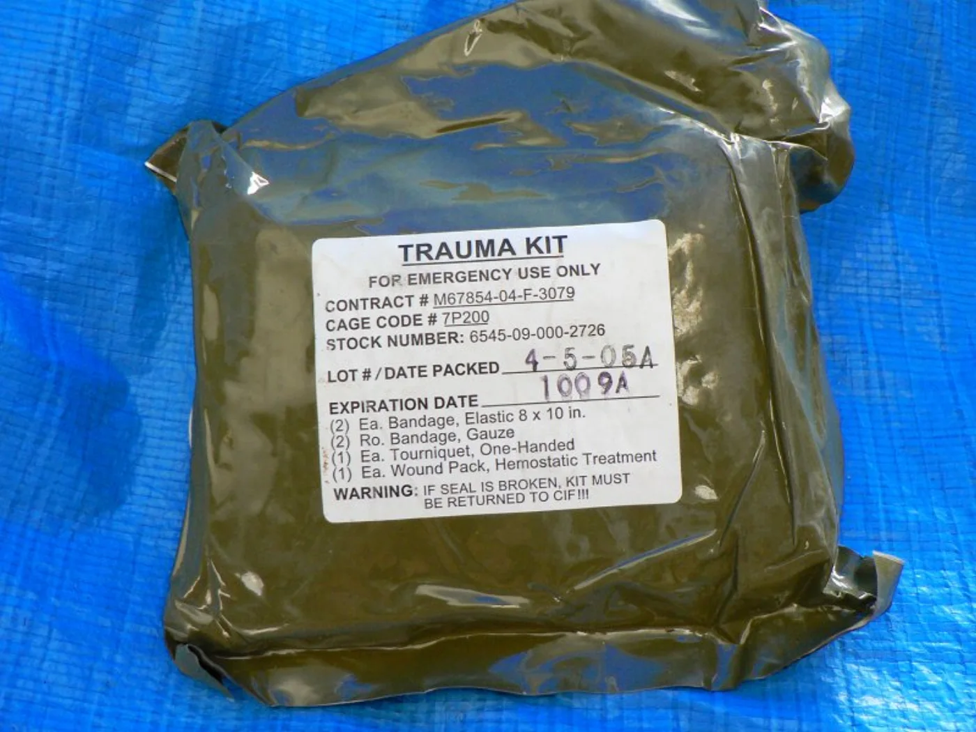 ミリタリーショップ 南国百貨店.COM|沖縄 TRAUMA KIT 未開封 [C-727] - TRAUMA KIT 未 記録写真3