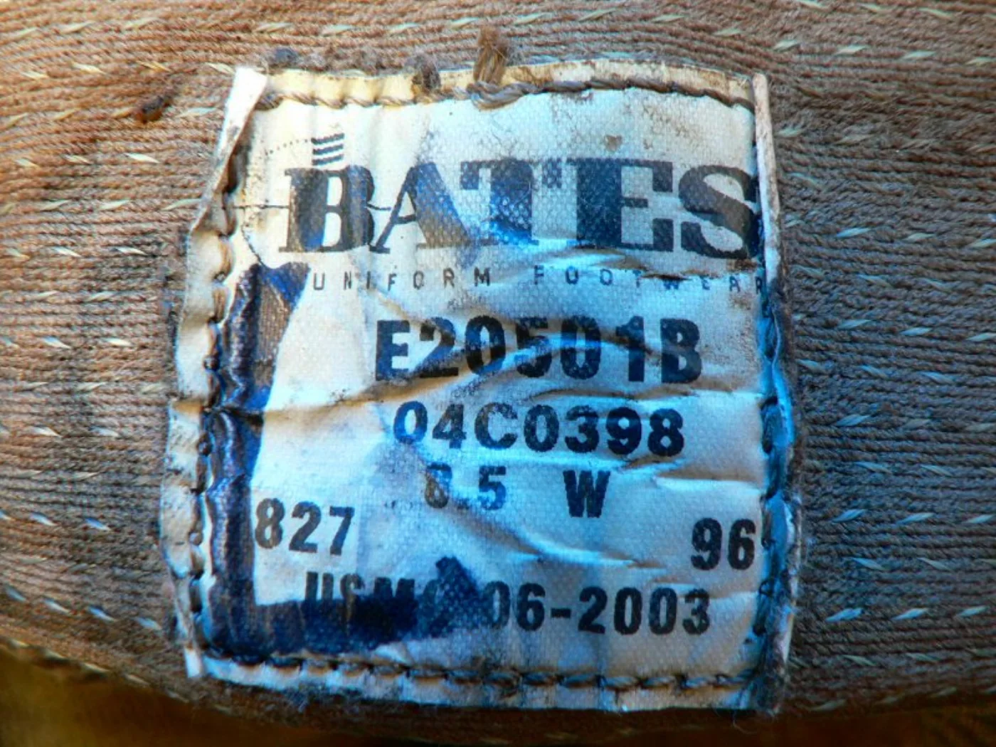 ミリタリーショップ 南国百貨店.COM|沖縄 BATES デザートブーツ 8.5W [B-537] - BATES デザ 記録写真2