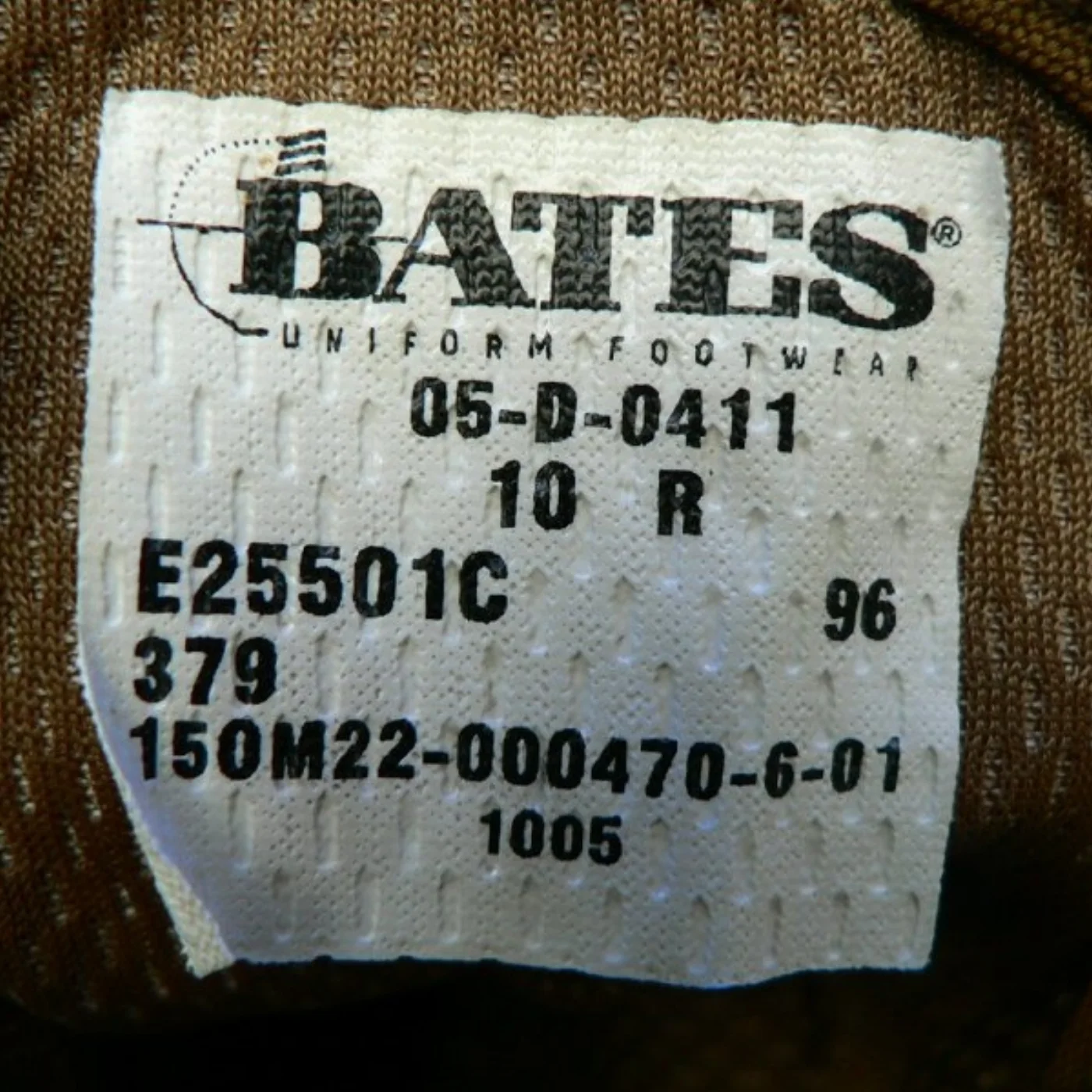 ミリタリーショップ 南国百貨店.COM|沖縄 BATES デザートブーツ 10R [B-538] - BATES デザー 記録写真2