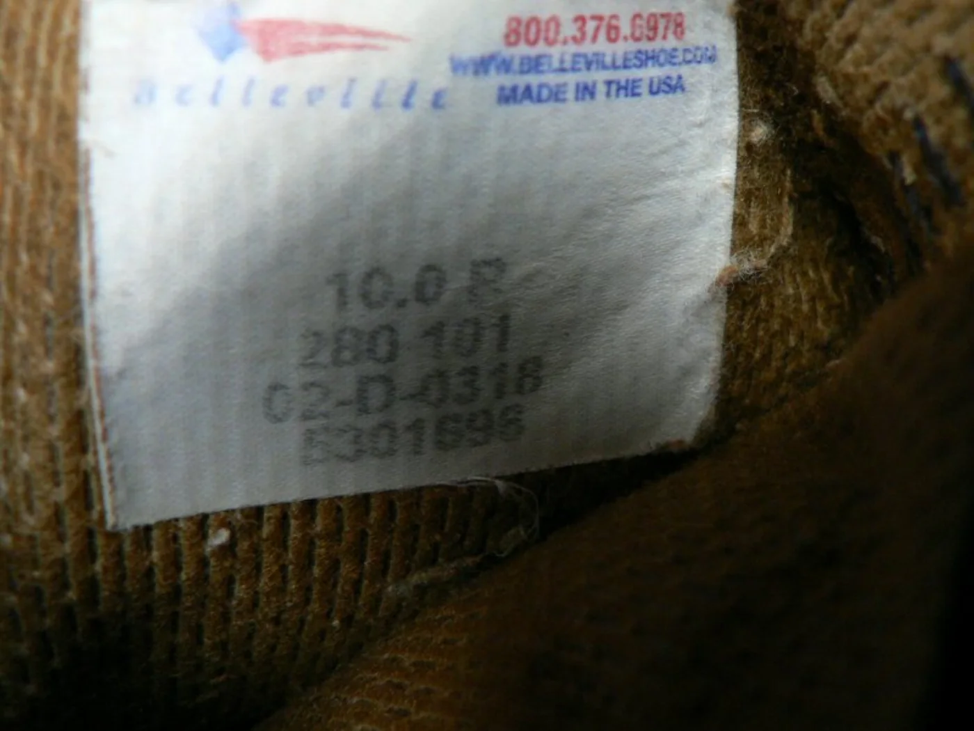 ミリタリーショップ 南国百貨店.COM|沖縄 GORE-TEX デザートブーツ 10R [B-539] - GORE-T 記録写真2