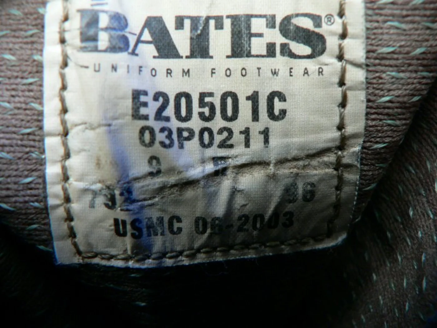 ミリタリーショップ 南国百貨店.COM|沖縄 BATES デザートブーツ 9R 訳あり [B-540] - BATES 記録写真2