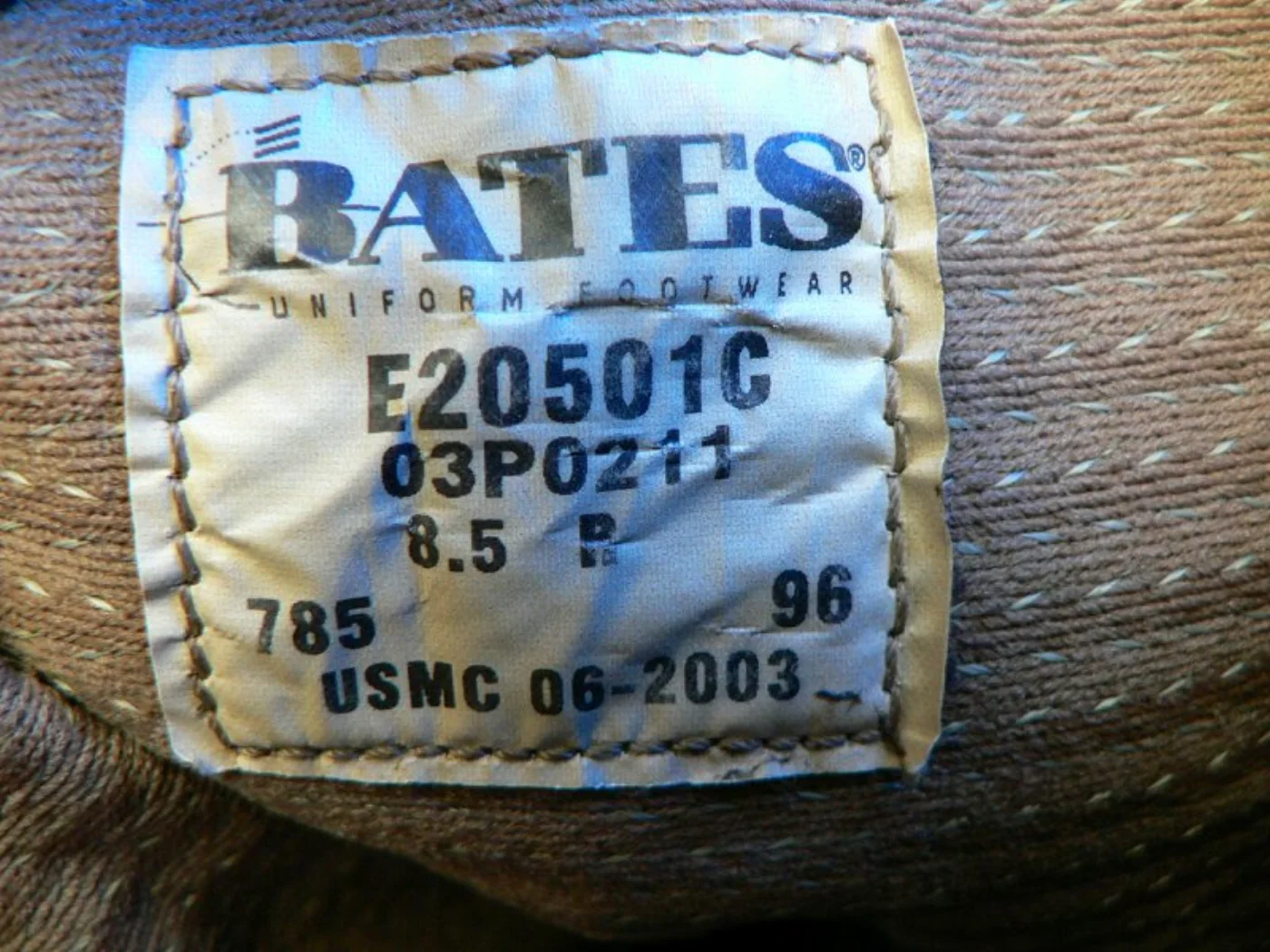 ミリタリーショップ 南国百貨店.COM|沖縄 BATES デザートブーツ 8.5R [B-544] - BATES デザ 記録写真2