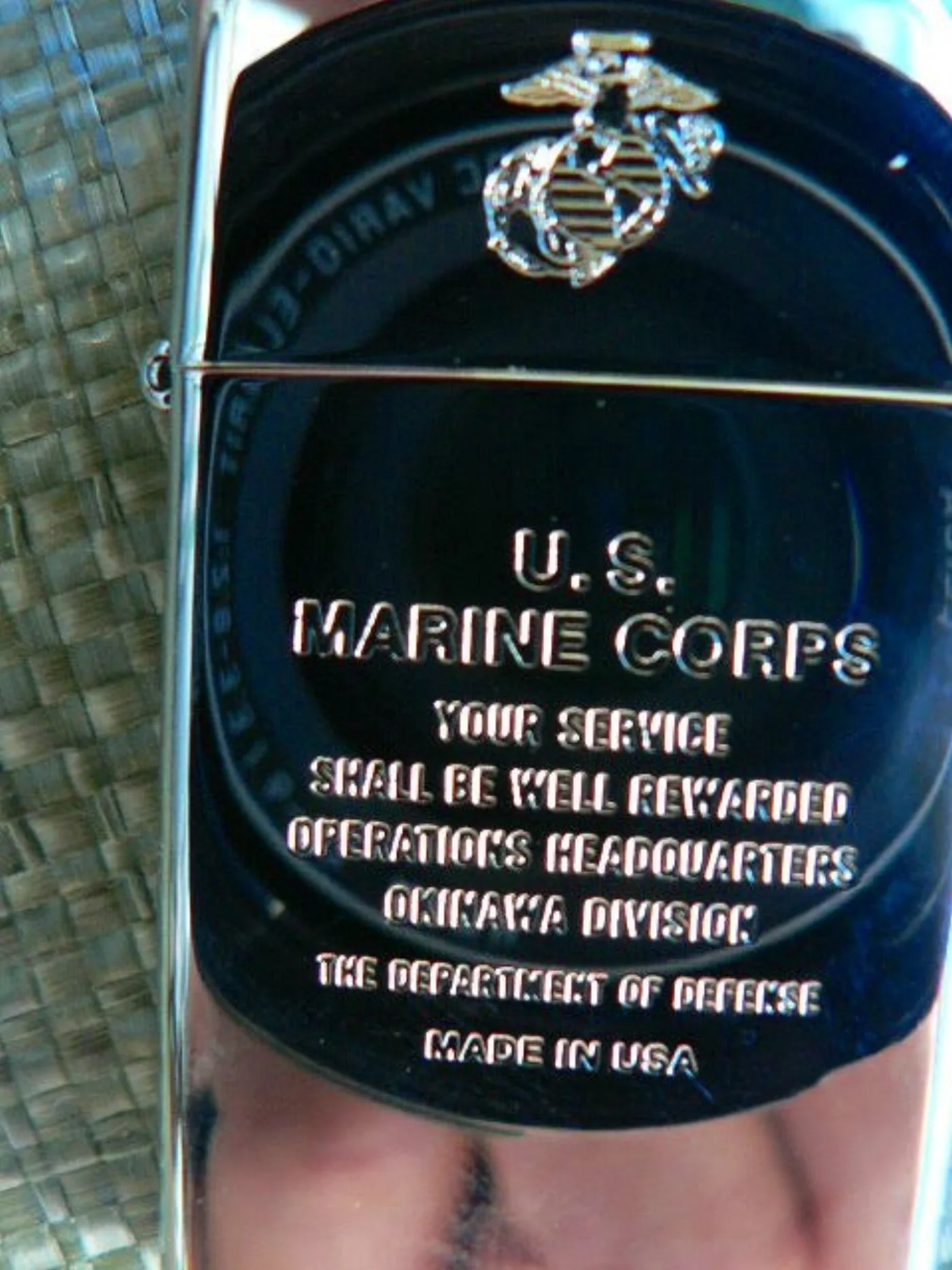 ミリタリーショップ 南国百貨店.COM|沖縄 U.S.MARINE CORPS Zippo 未使用品 [D-758] - 記録写真3
