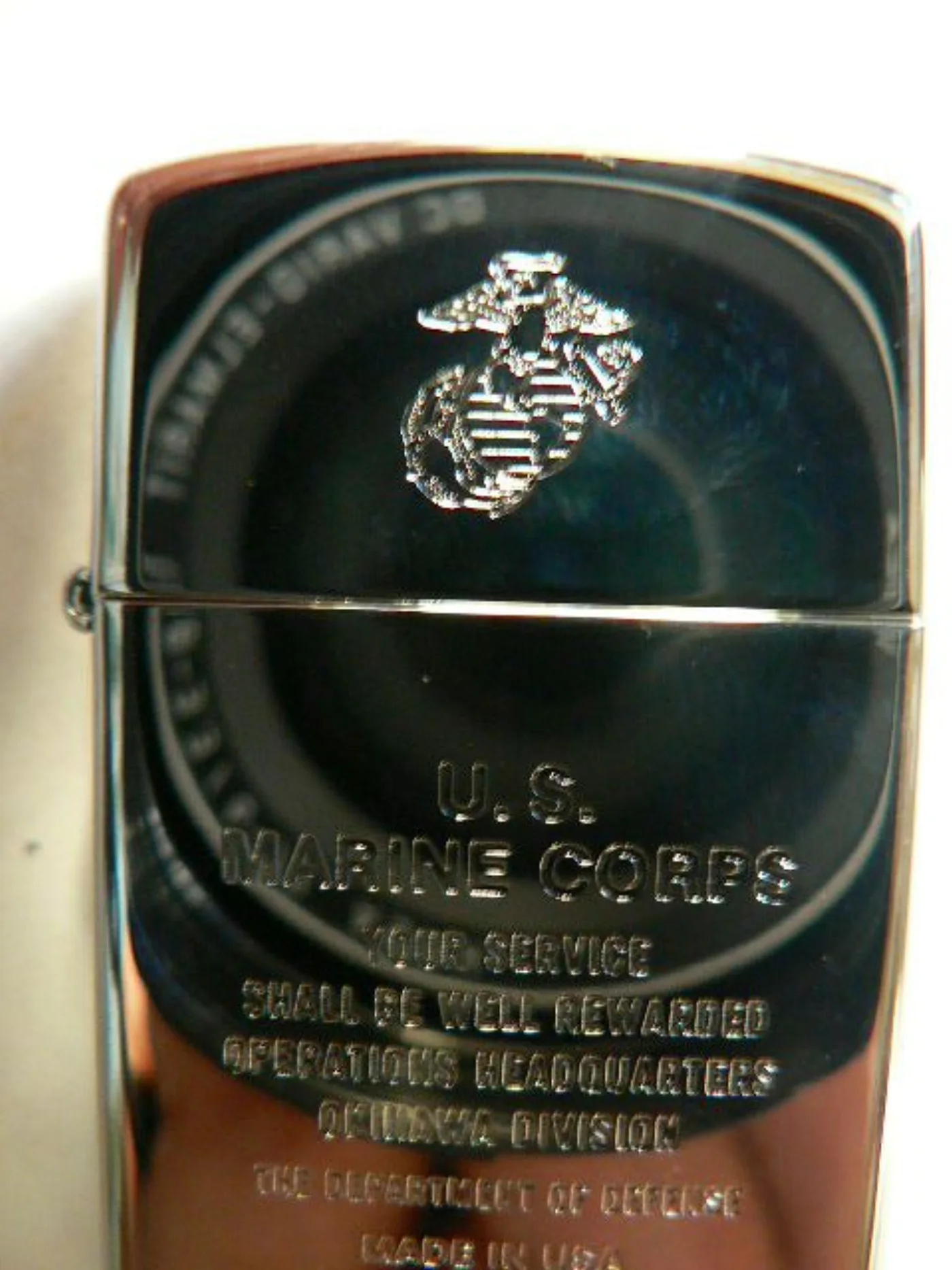 ミリタリーショップ 南国百貨店.COM|沖縄 U.S.MARINE CORPS Zippo 未使用品 [D-758] - 記録写真6
