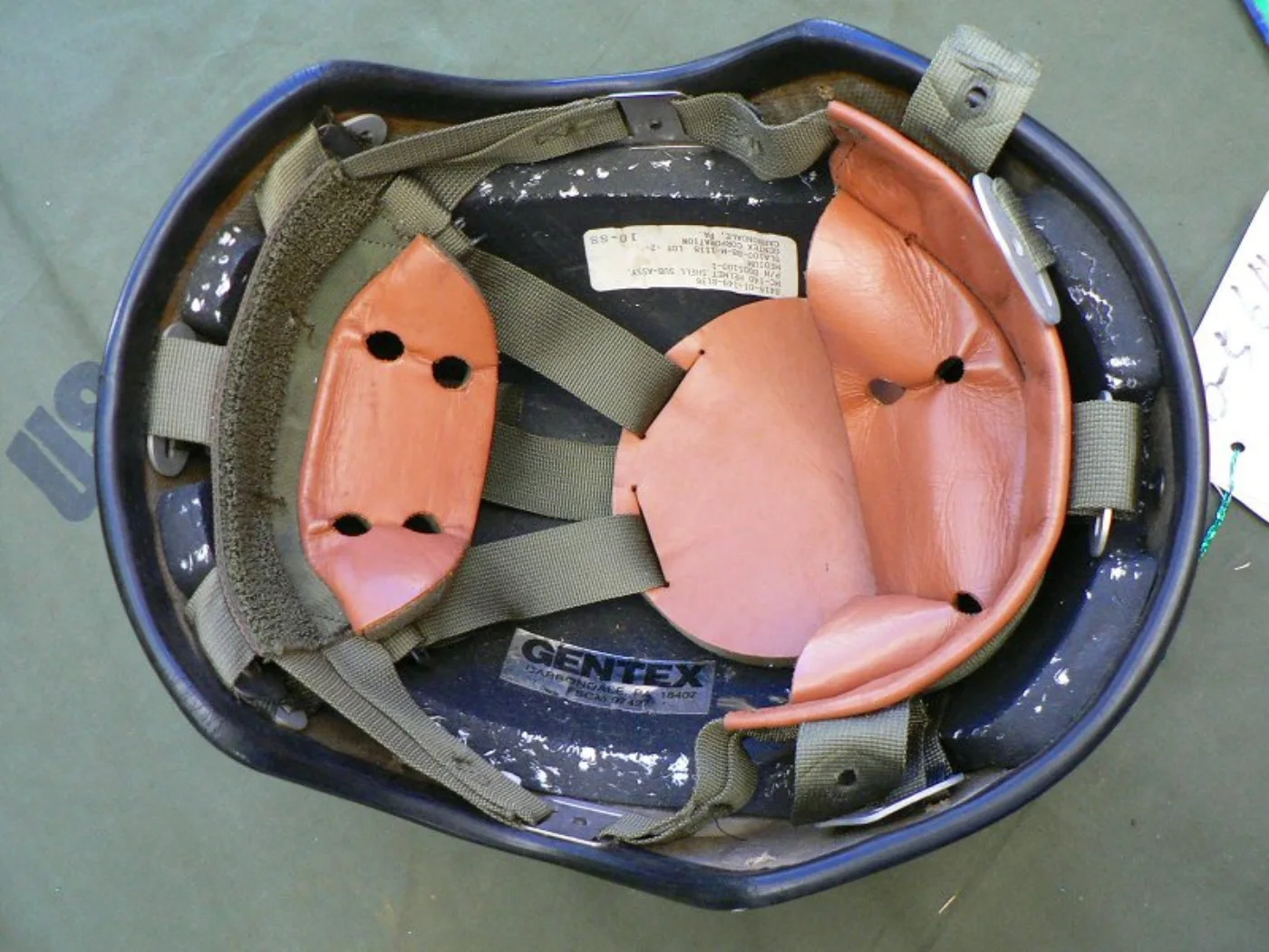 ミリタリーショップ 南国百貨店.COM|沖縄 ヘリクルーヘルメット ジャンク MC-140 HELMET SHELL [ 記録写真7