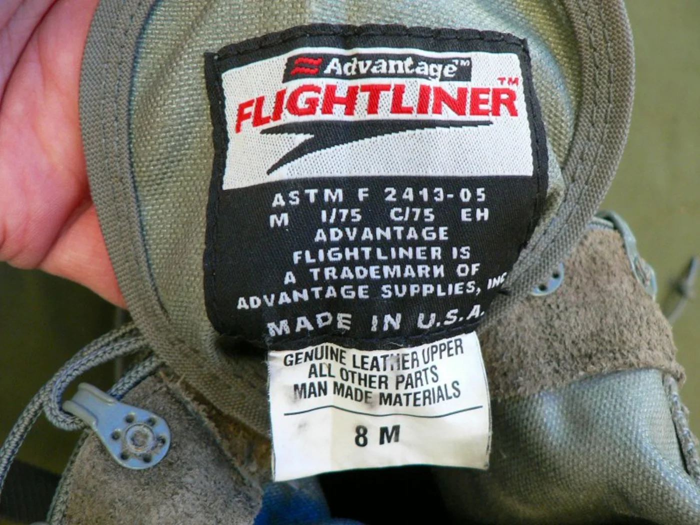 ミリタリーショップ 南国百貨店.COM|沖縄 ACU ブーツ 8M [B-565] - 米軍放出品U.S.ARMY使用の 記録写真6