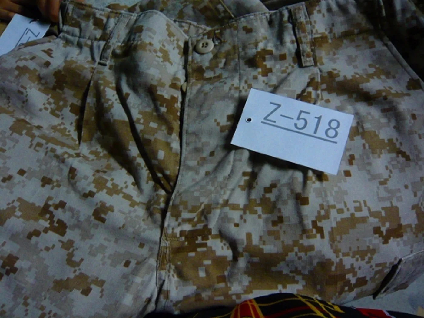 ミリタリーショップ 南国百貨店.COM|沖縄 マーパット デザート パンツ M-R [Z-518] - 米軍放出品・程度 記録写真2