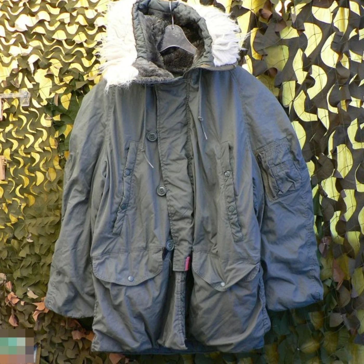 ミリタリーショップ 南国百貨店.COM|沖縄 N-3B ミリタリー ジャケット Mサイズ DLA100-79 [G-57 記録写真3