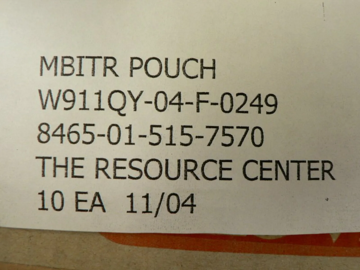 ミリタリーショップ 南国百貨店.COM|沖縄 ラジオポーチ 新品 3C MBITR POUCH [C-849] - ラジ 記録写真2