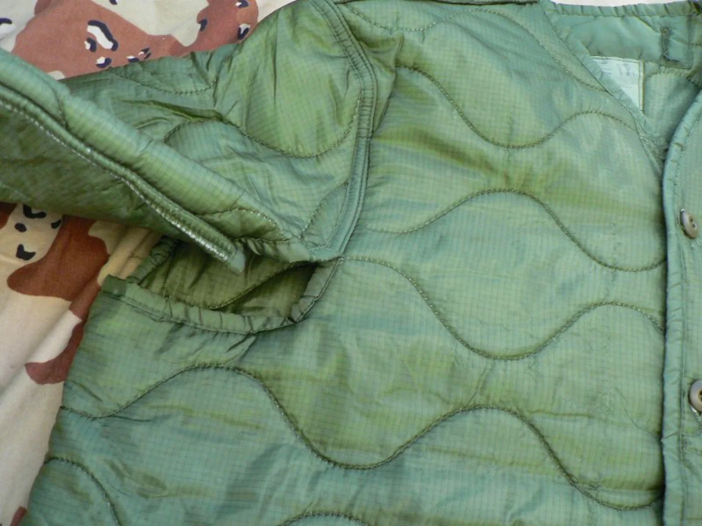 ミリタリーショップ 南国百貨店.COM|沖縄 LINER COLD WEATHER COAT LARGE 新品 [K-2 記録写真4