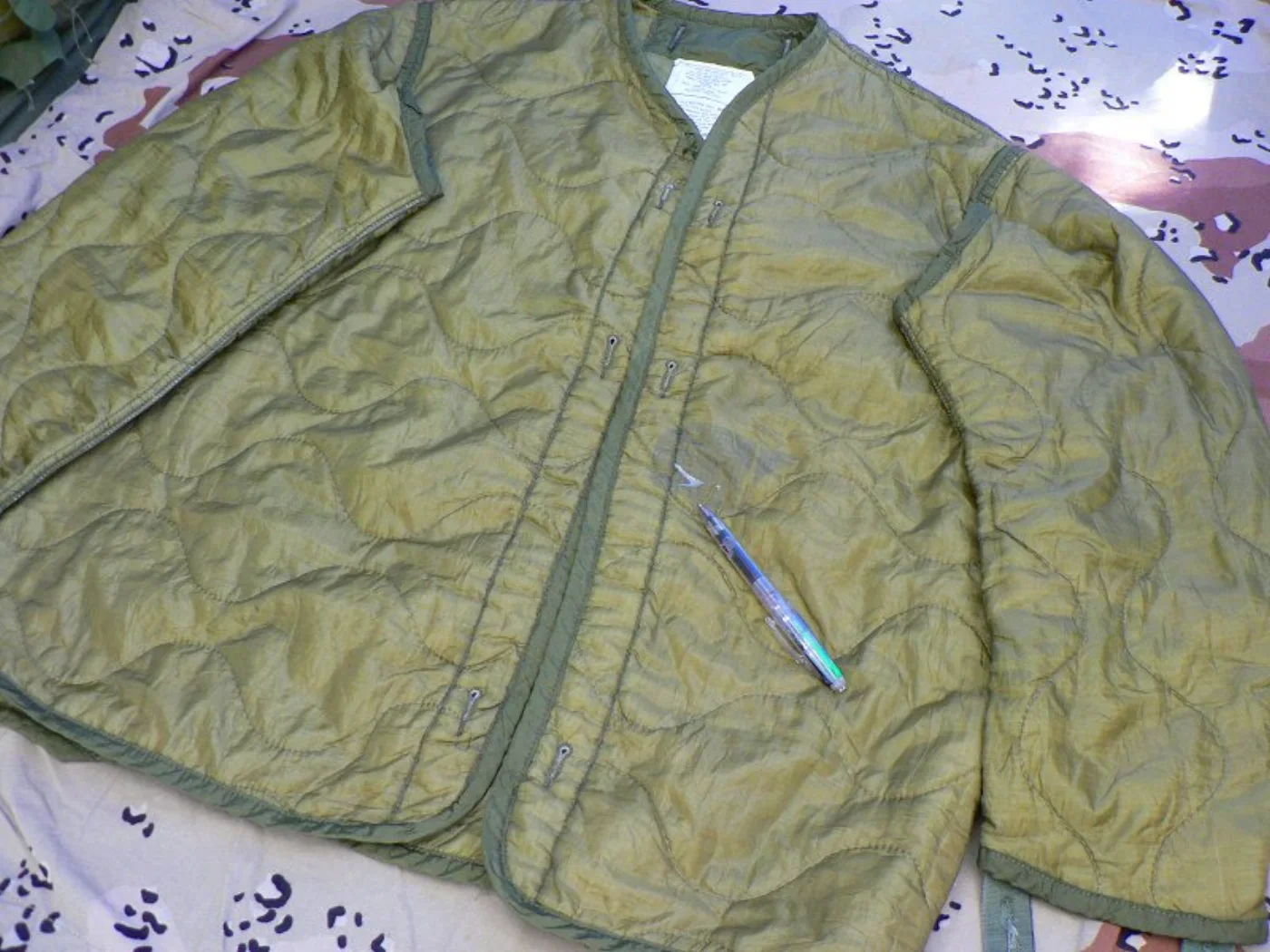 ミリタリーショップ 南国百貨店.COM|沖縄 LINER COLD WEATHER COAT MEDIUM [K-246 記録写真3