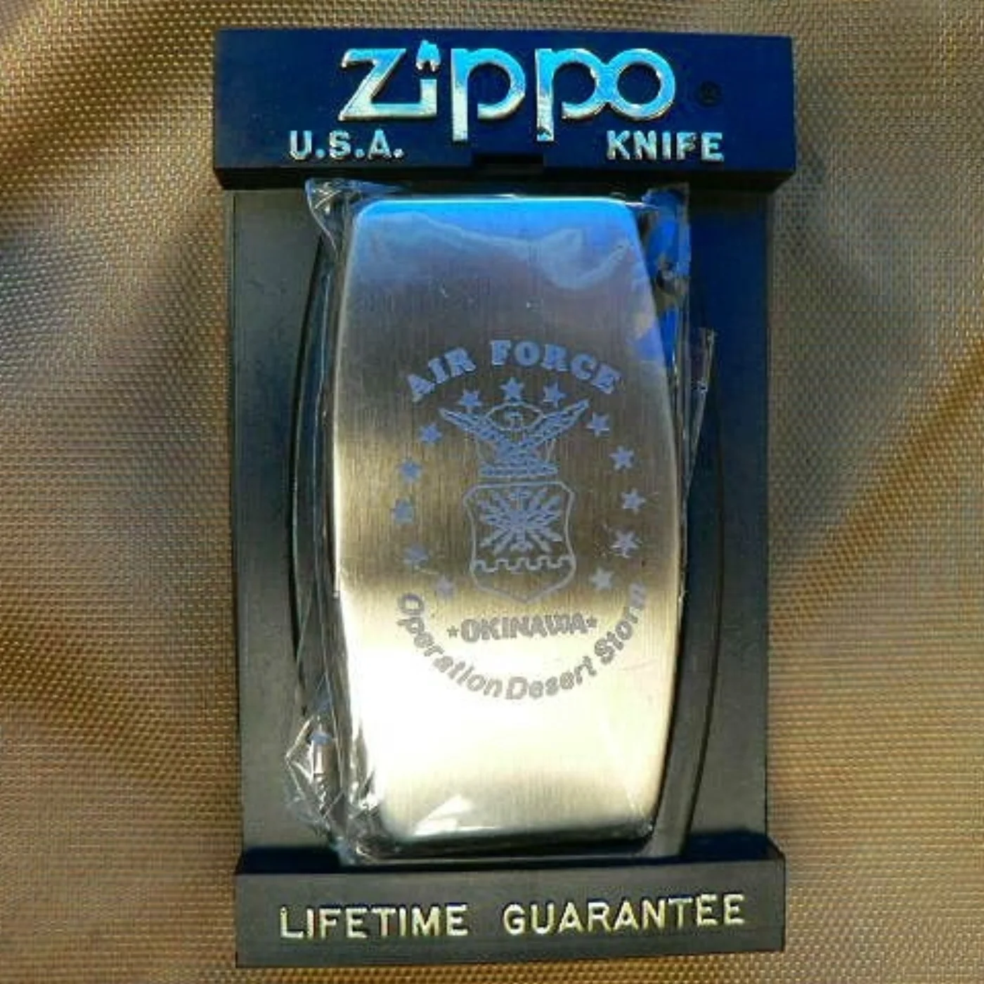ミリタリーショップ 南国百貨店.COM|沖縄 AIRFORCE マネークリップ ナイフ zippo KNIFE [D-7 記録写真2
