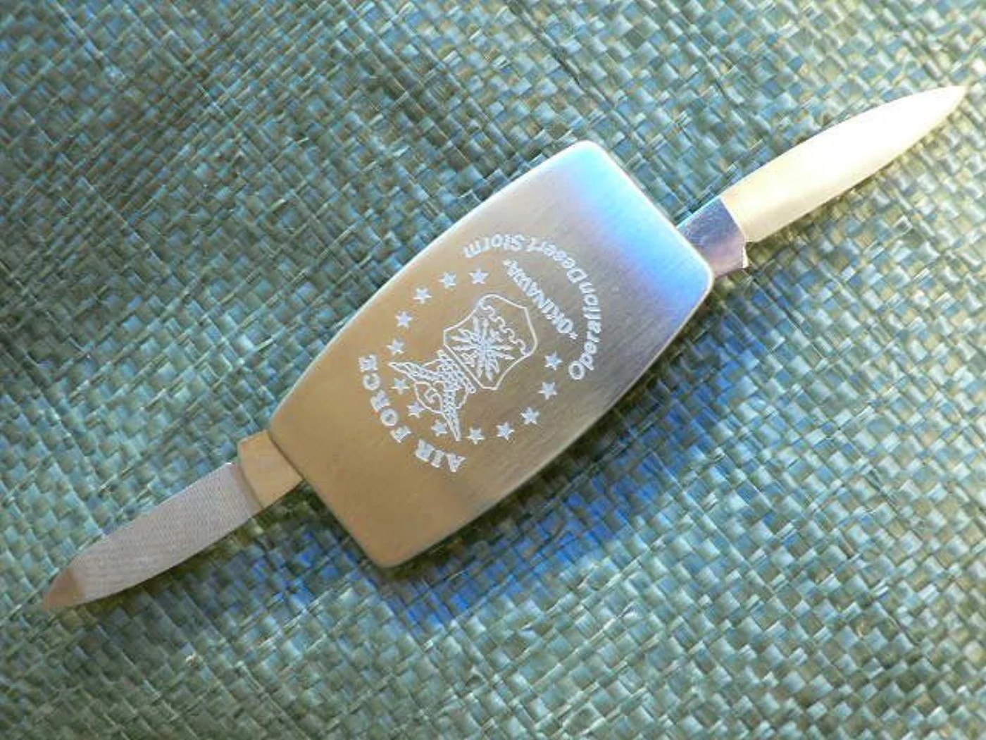 ミリタリーショップ 南国百貨店.COM|沖縄 AIRFORCE マネークリップ ナイフ zippo KNIFE [D-7 記録写真5