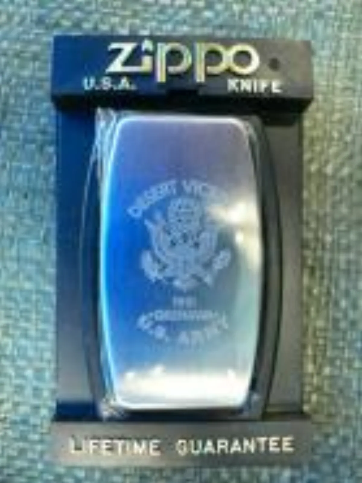 ミリタリーショップ 南国百貨店.COM|沖縄 U.S.ARMY マネークリップ ナイフ zippo KNIFE [D-7 記録写真1