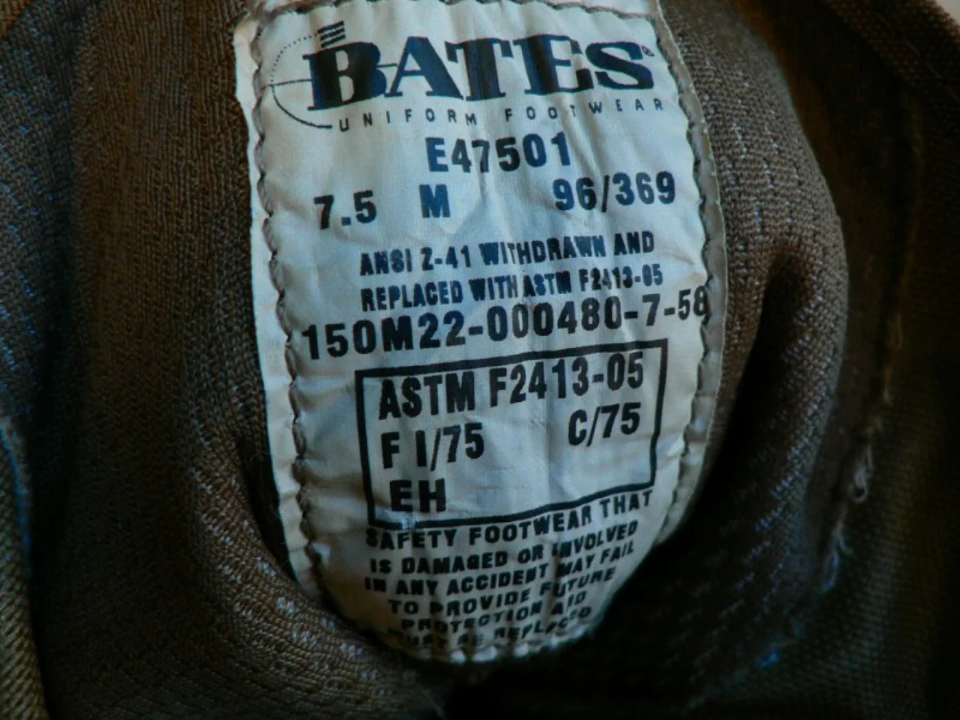 ミリタリーショップ 南国百貨店.COM|沖縄 BATES デザートブーツ 7.5M 程度良し [B-578] - BAT 記録写真8