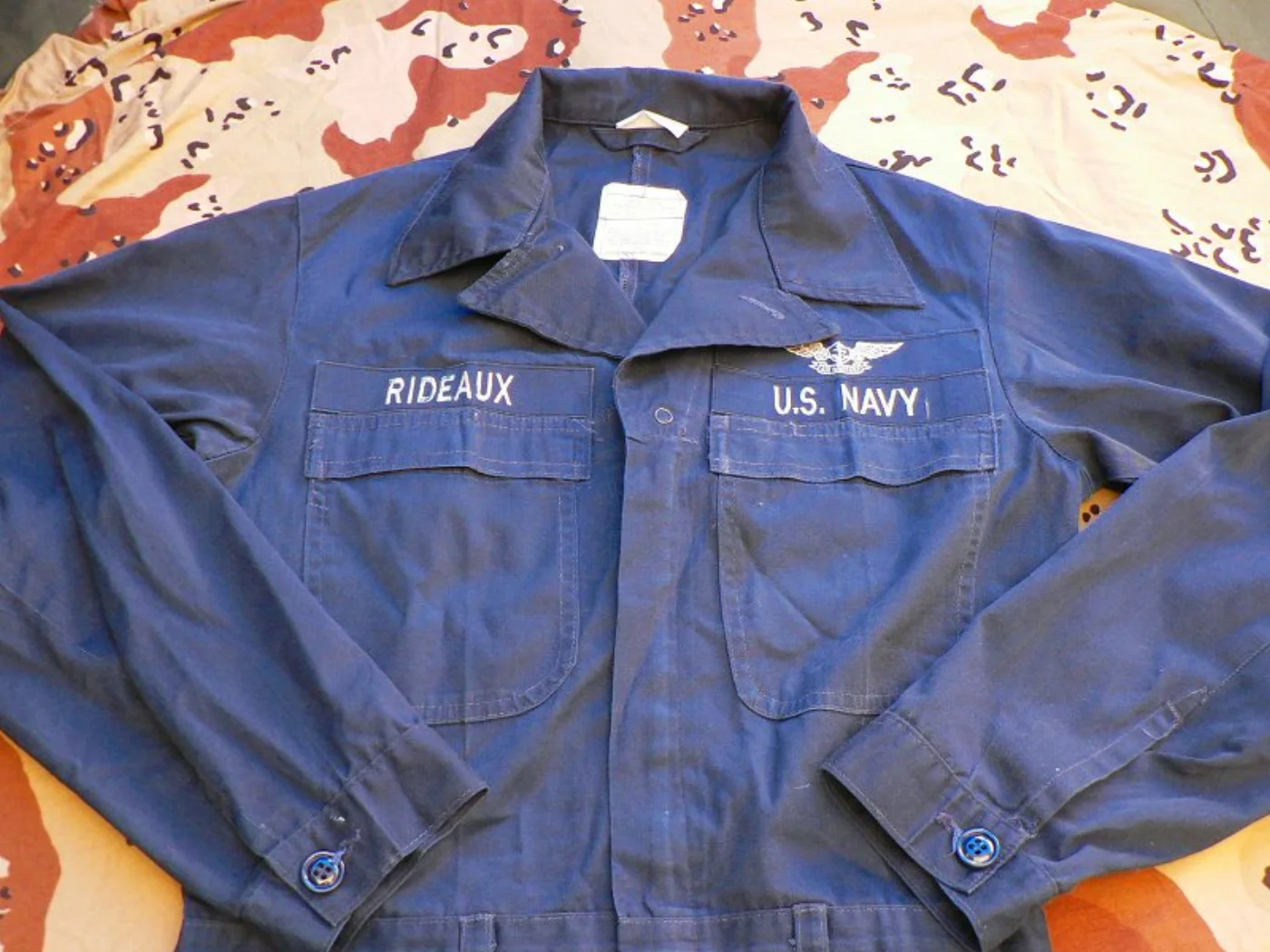 ミリタリーショップ 南国百貨店.COM|沖縄 COVERALL カバーオール U.S.NAVY つなぎ 36R [J-3 記録写真5