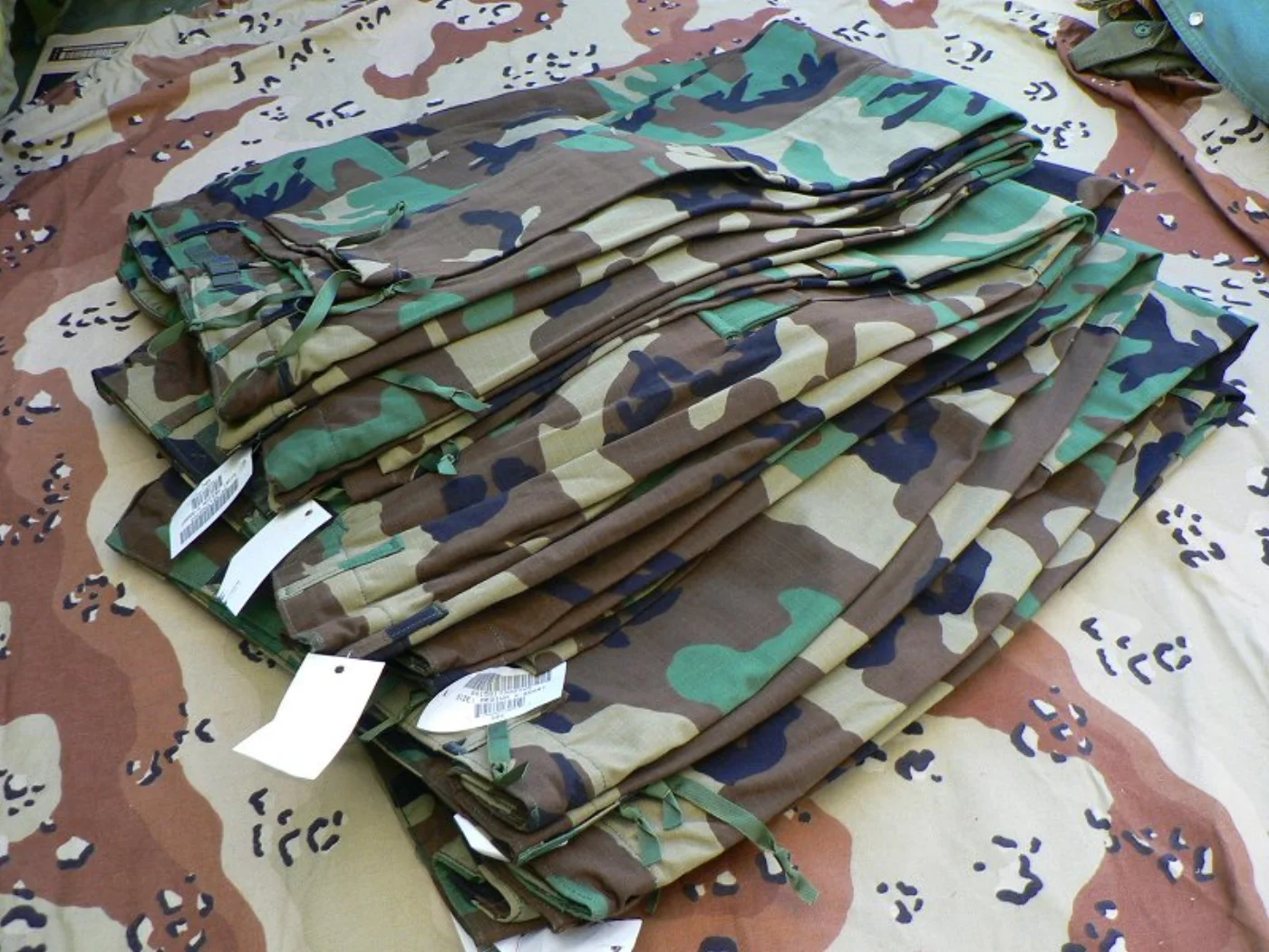 ミリタリーショップ 南国百貨店.COM|沖縄 BDU 迷彩パンツ M-XS 新品 [Z-855] - BDU 迷彩パンツ 記録写真2