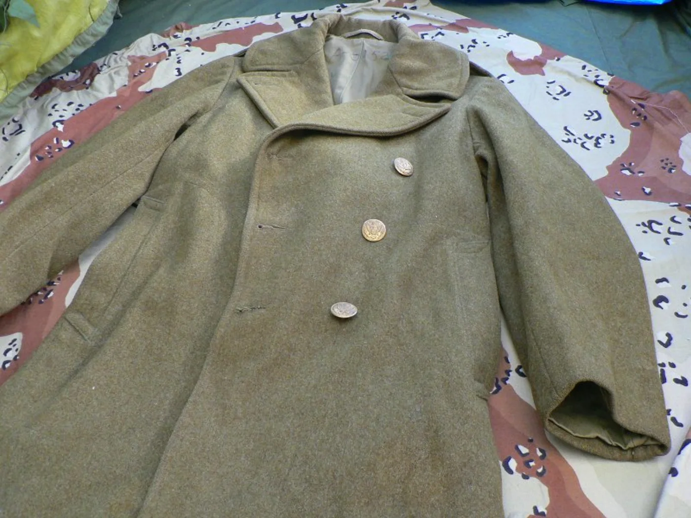 ミリタリーショップ 南国百貨店.COM|沖縄 第２次世界大戦 1945 オーバーコート 極上品 36L [A H-279 記録写真4
