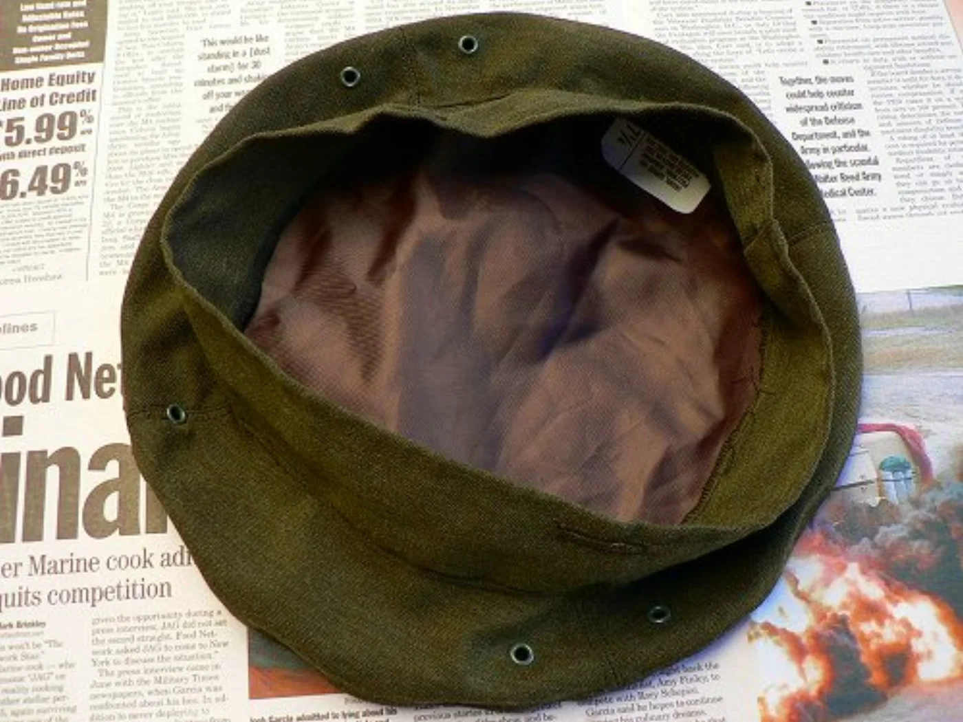 ミリタリーショップ 南国百貨店.COM|沖縄 CROWN,SERVICE CAP [E-492] - 米軍放出品サイズ： 記録写真3