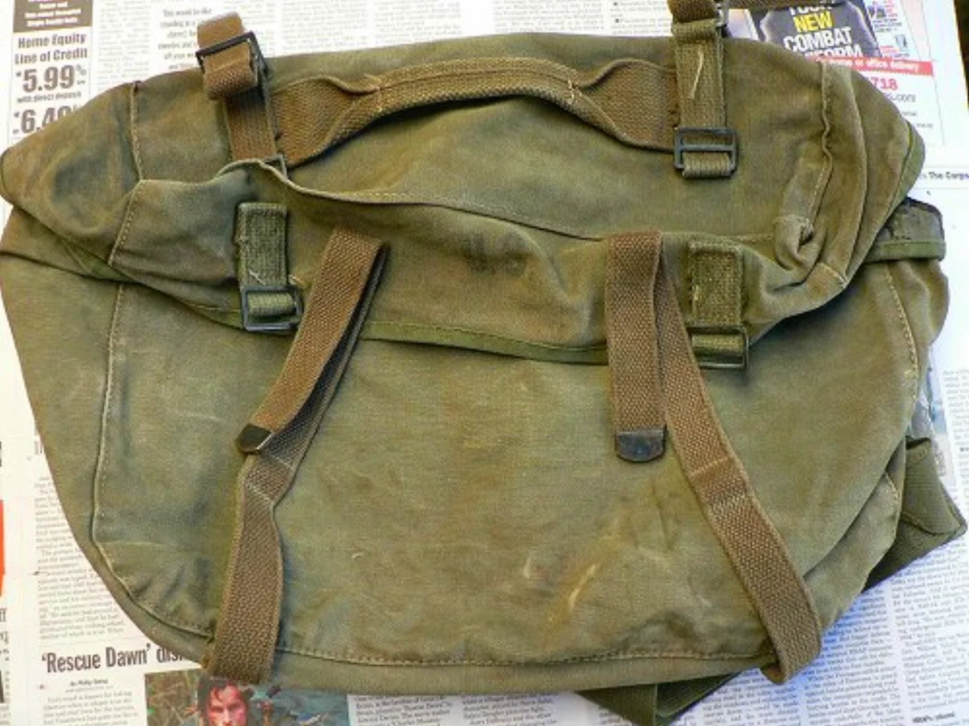ミリタリーショップ 南国百貨店.COM|沖縄 FIELD PACK 1943? [F-338] - 米軍放出品・古いモノ 記録写真2