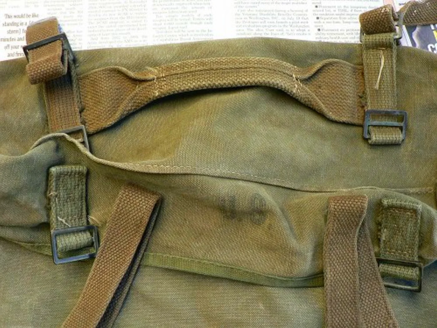 ミリタリーショップ 南国百貨店.COM|沖縄 FIELD PACK 1943? [F-338] - 米軍放出品・古いモノ 記録写真3