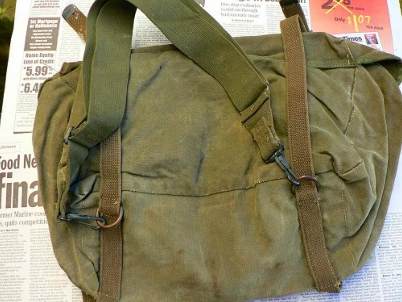 ミリタリーショップ 南国百貨店.COM|沖縄 FIELD PACK 1943? [F-338] - 米軍放出品・古いモノ 記録写真4