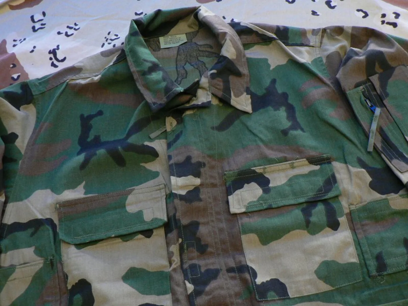ミリタリーショップ 南国百貨店.COM|沖縄 ARMY コブラなどヘリクルー用戦闘服 難燃繊維 新品 上下セット M [ 記録写真4