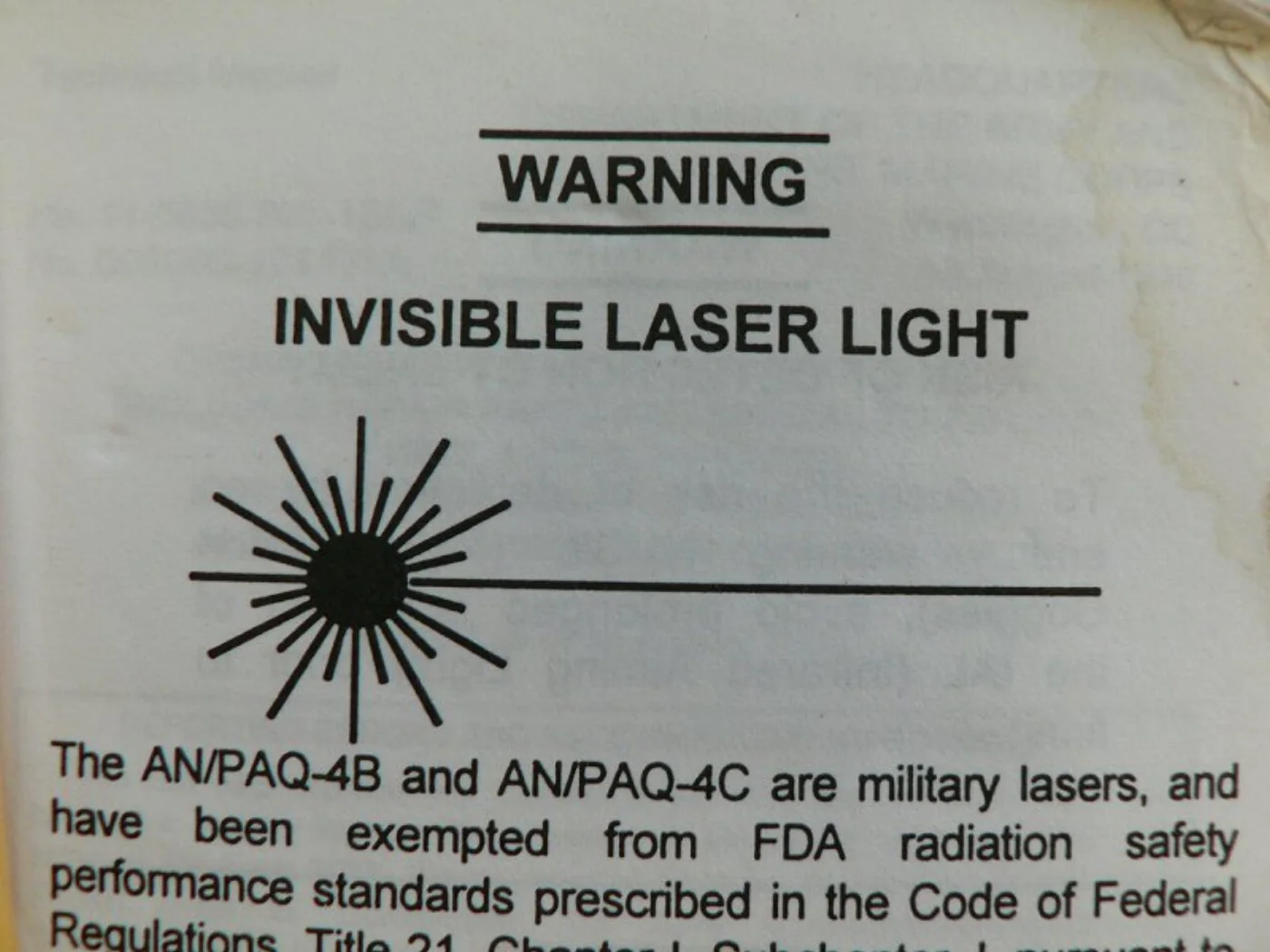 ミリタリーショップ 南国百貨店.COM|沖縄 LIGHT AIMING INFRARED マニュアル [D-972] - 記録写真4
