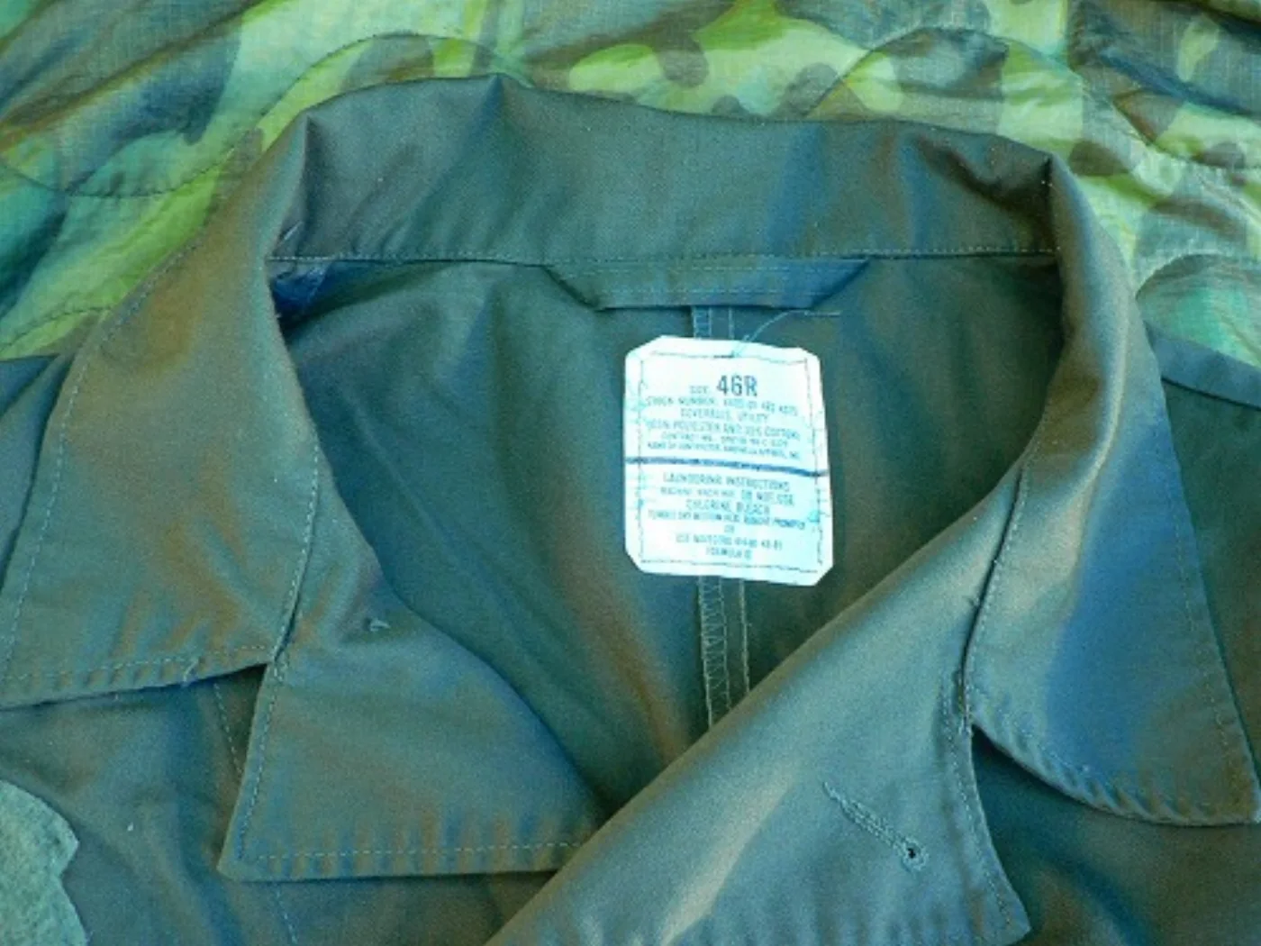 ミリタリーショップ 南国百貨店.COM|沖縄 メカニックカバーオール 米軍つなぎ 46R [J-242] - メカニック 記録写真5