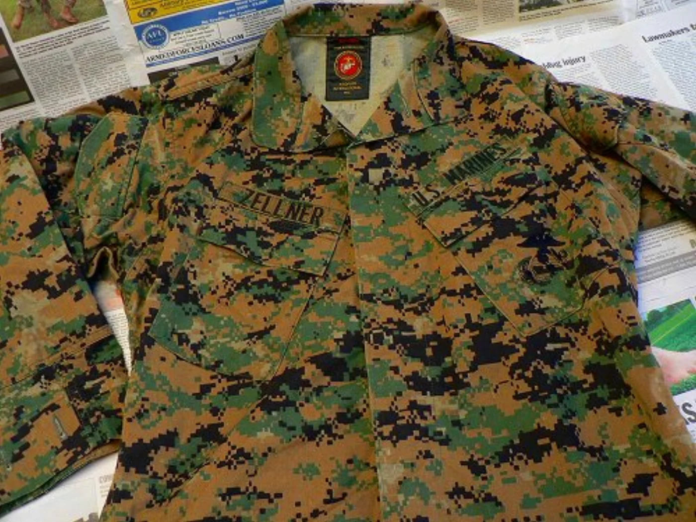 ミリタリーショップ 南国百貨店.COM|沖縄 マーパット ウッドランド ジャケット SMALL-X-SHORT [Z-5 記録写真2