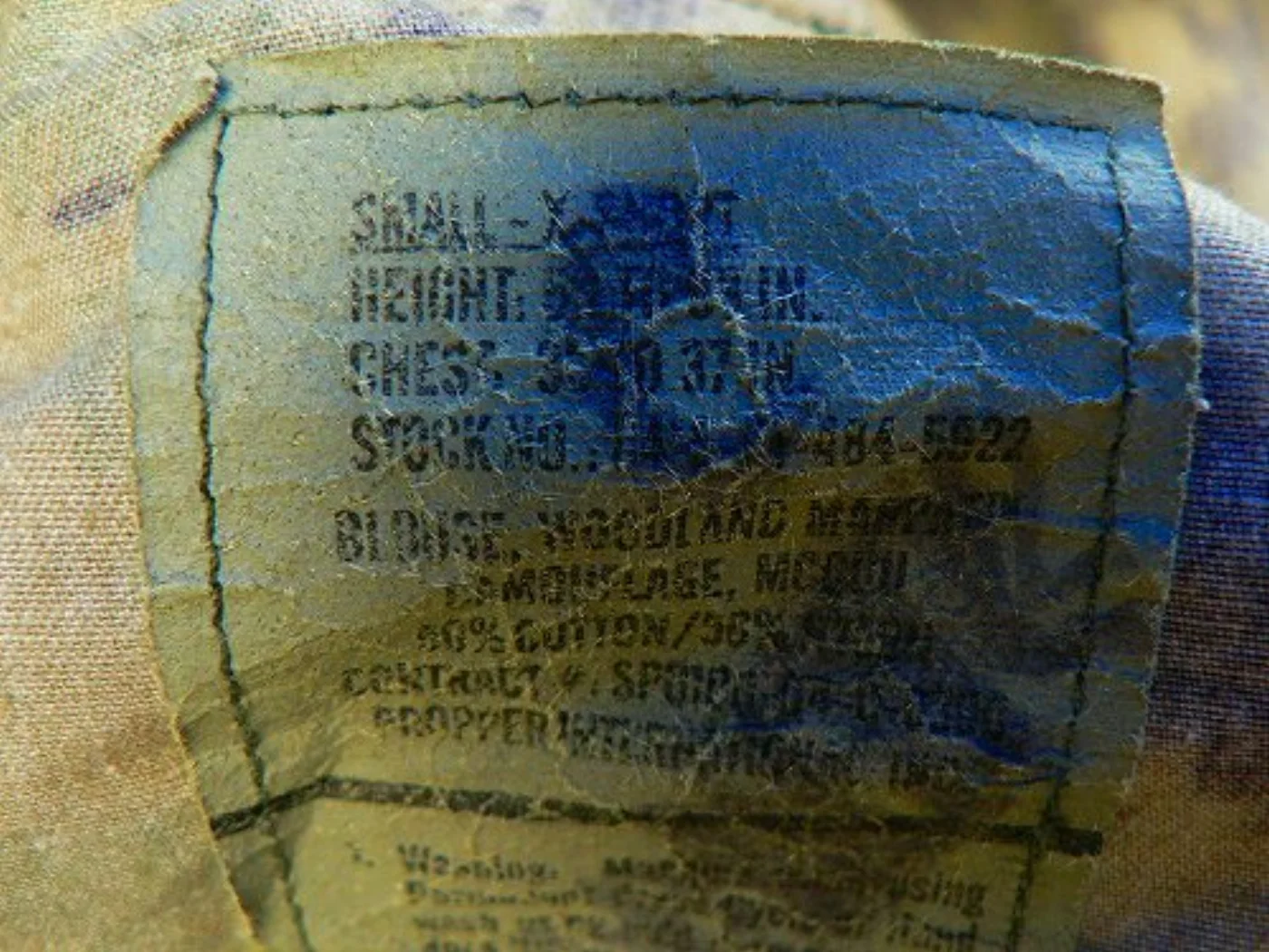 ミリタリーショップ 南国百貨店.COM|沖縄 マーパット ウッドランド ジャケット SMALL-X-SHORT [Z-5 記録写真6