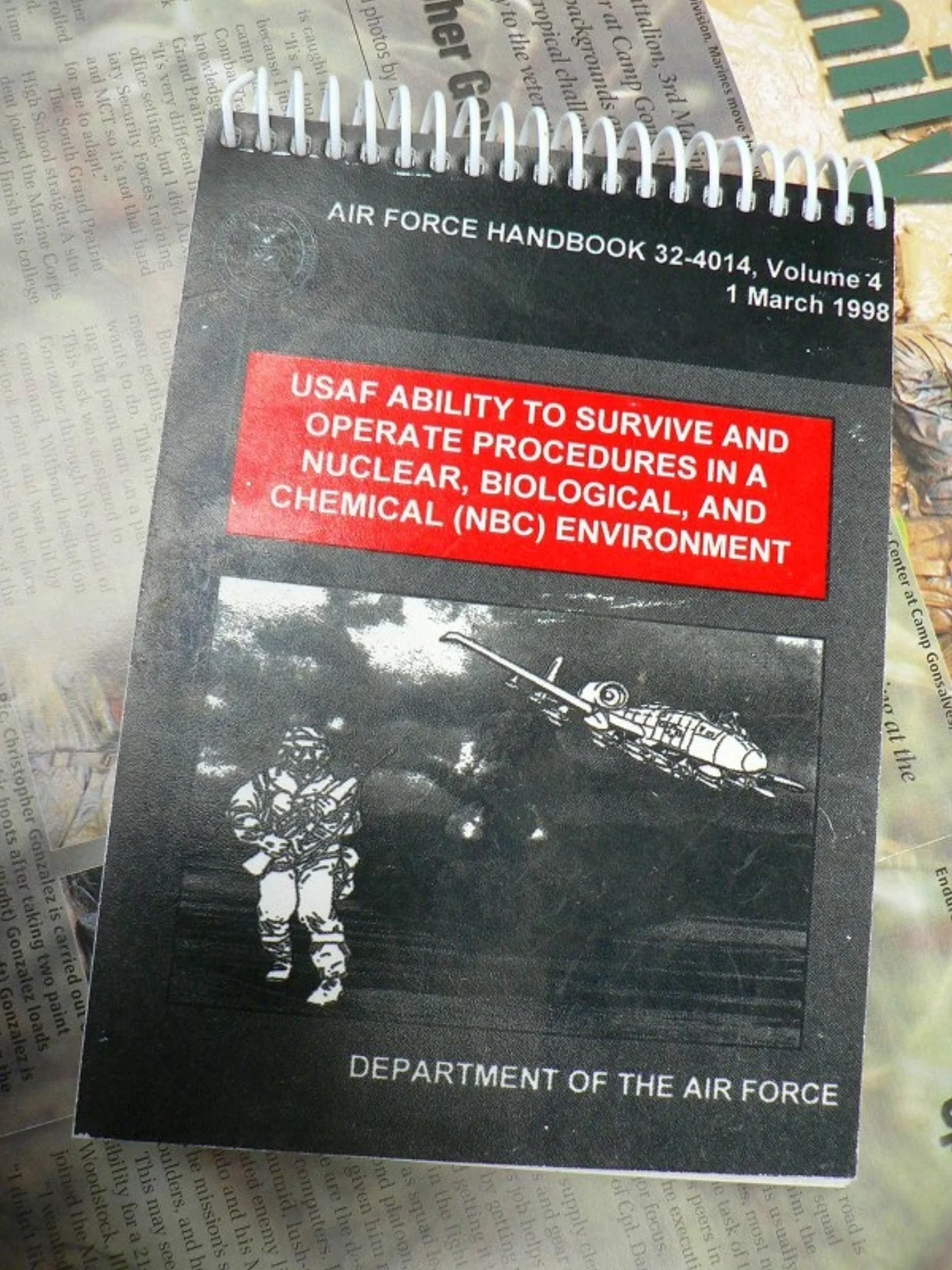 ミリタリーショップ 南国百貨店.COM|沖縄 AIR FORCE HANDBOOK VOL-4 1998 [D-989] 記録写真3