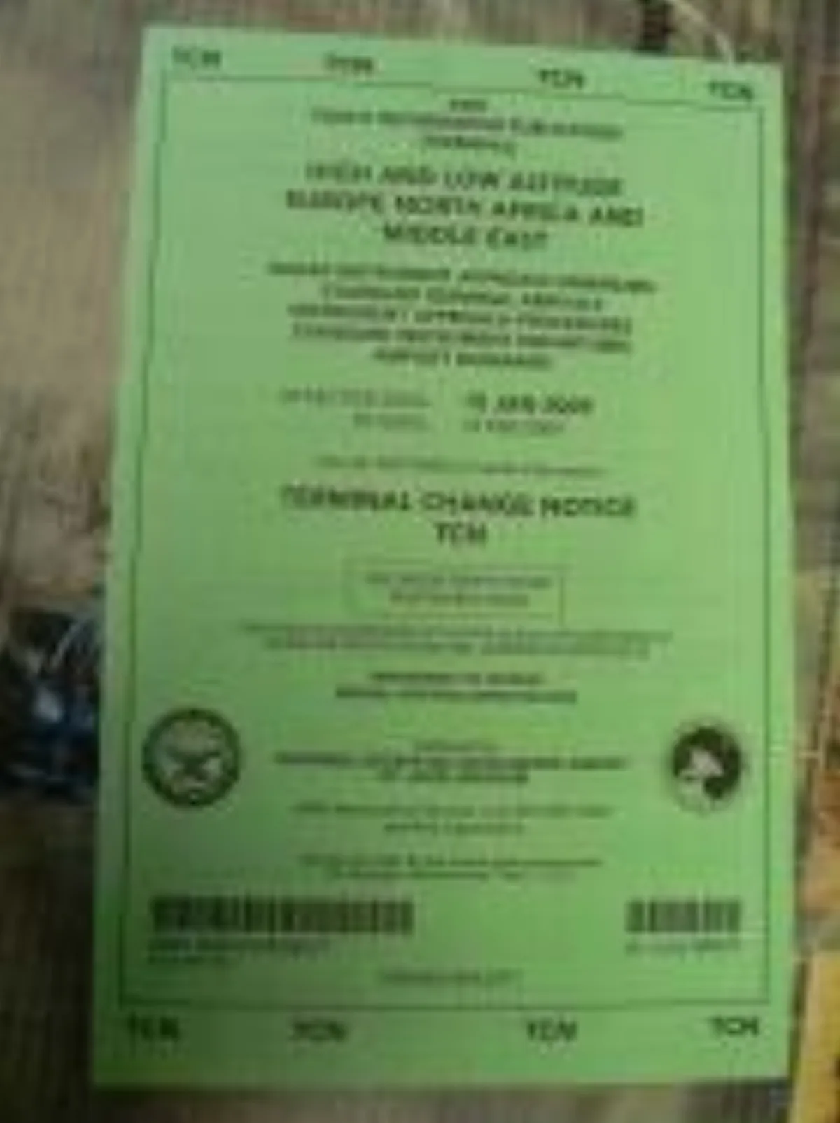 ミリタリーショップ 南国百貨店.COM|沖縄 米国防総省 FLIGHT INFOMATION 航空進入MAP 2009 記録写真1