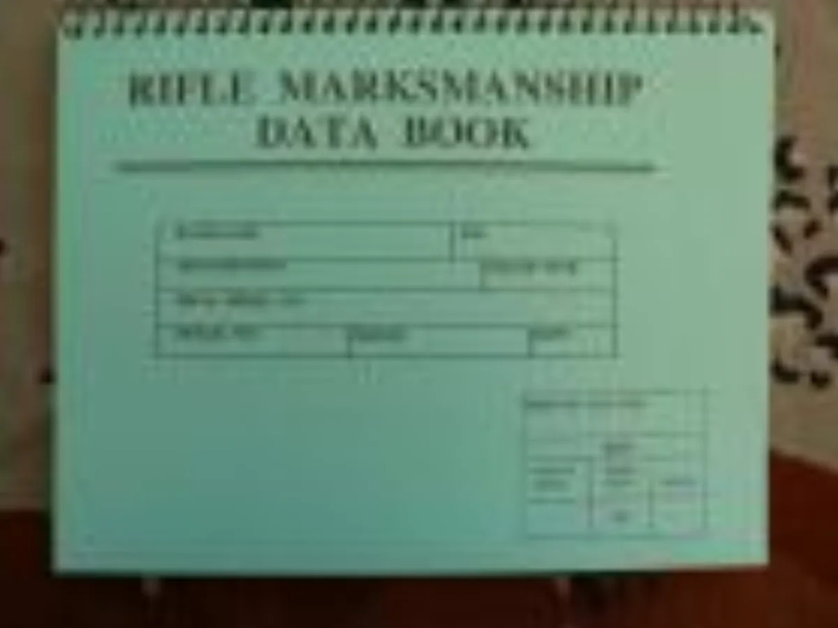 ミリタリーショップ 南国百貨店.COM|沖縄 RIFLE MARKSMANSHIP DATA BOOK 新品 [D-83 記録写真1