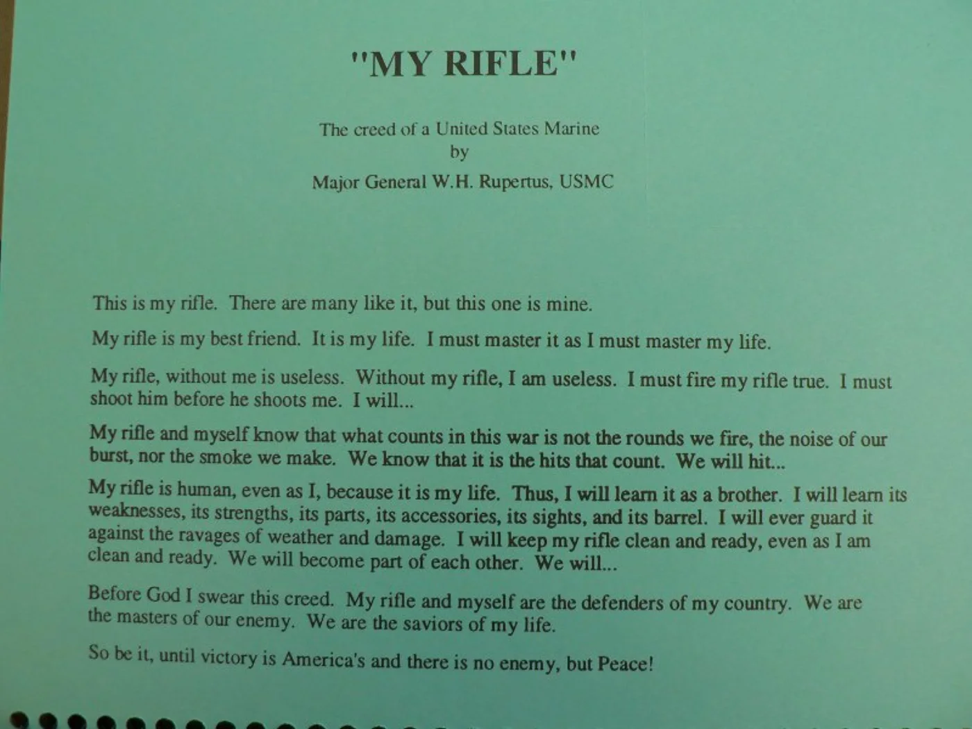 ミリタリーショップ 南国百貨店.COM|沖縄 RIFLE MARKSMANSHIP DATA BOOK 新品 [D-83 記録写真4