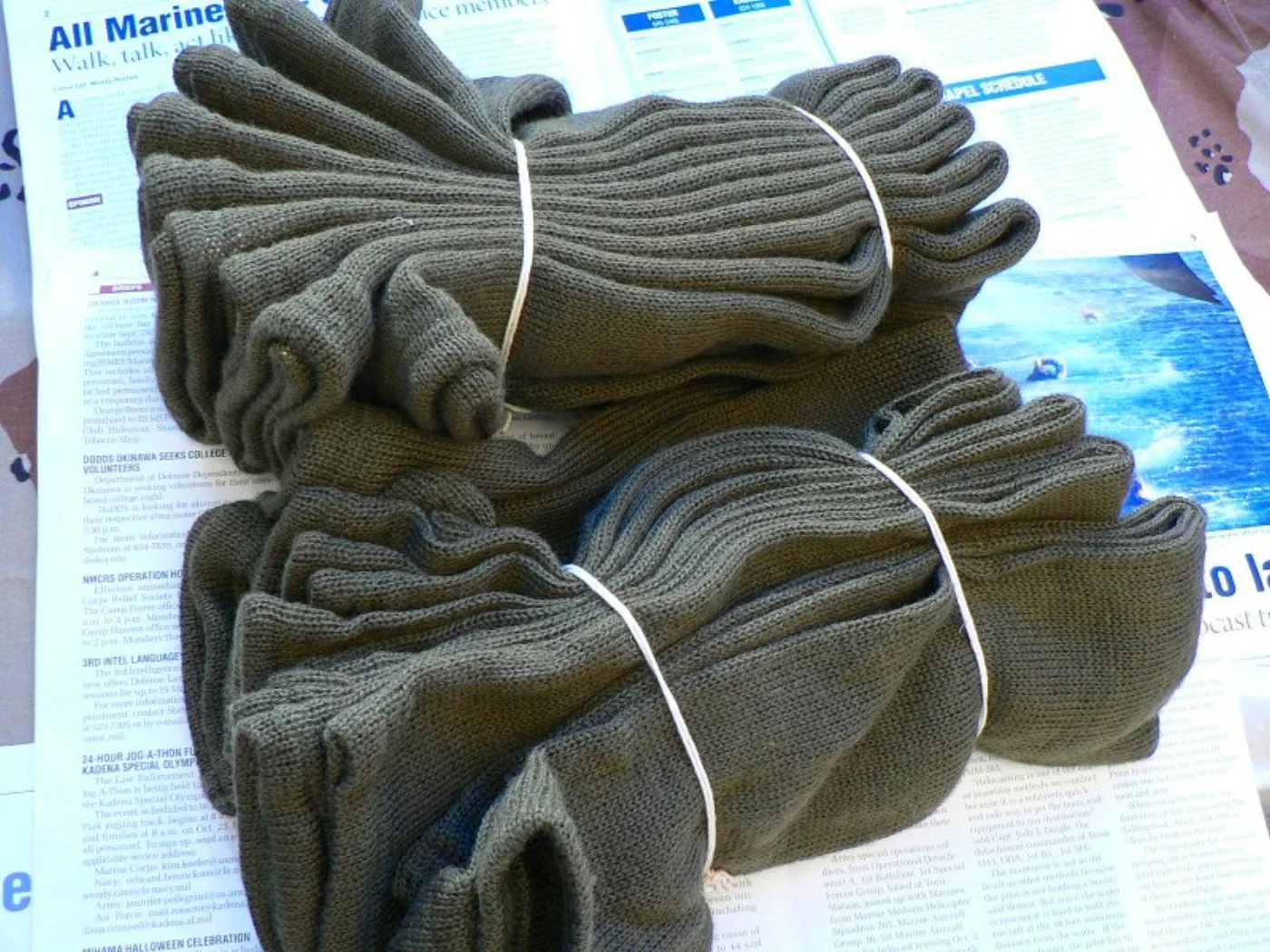 ミリタリーショップ 南国百貨店.COM|沖縄 SCARF HEADOVER WOOL ネックウォーマー 新品 [H-27 記録写真3