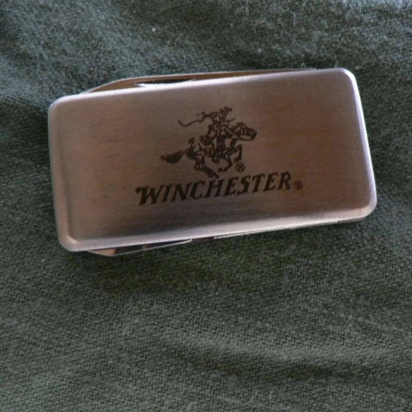 ミリタリーショップ 南国百貨店.COM|沖縄 WINCHESTER マネークリップ ナイフ [D-1027] - WIN 記録写真2