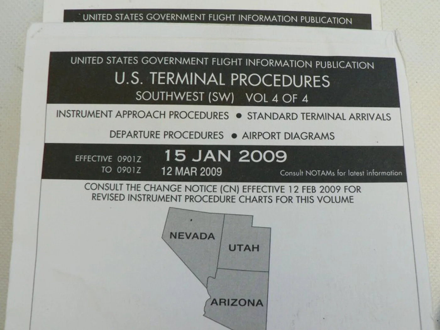 ミリタリーショップ 南国百貨店.COM|沖縄 米国防総省 U.S.TERMINAL PROCEDURES 15 JAN 記録写真3