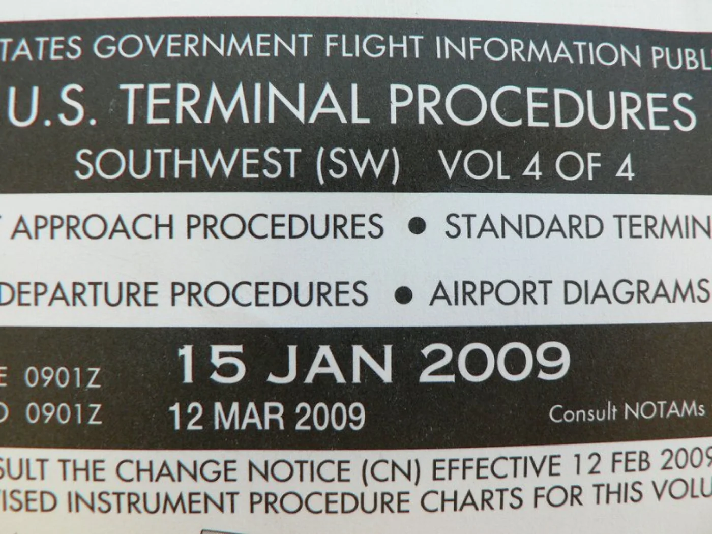 ミリタリーショップ 南国百貨店.COM|沖縄 米国防総省 U.S.TERMINAL PROCEDURES 15 JAN 記録写真4