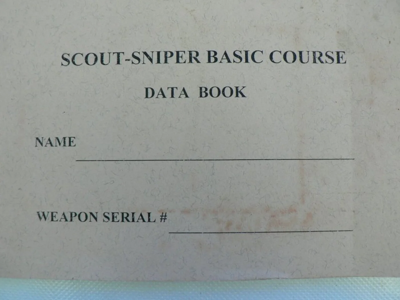 ミリタリーショップ 南国百貨店.COM|沖縄 SCOUT-SNIPER BASIC COURSE DATA BOOK [ 記録写真3