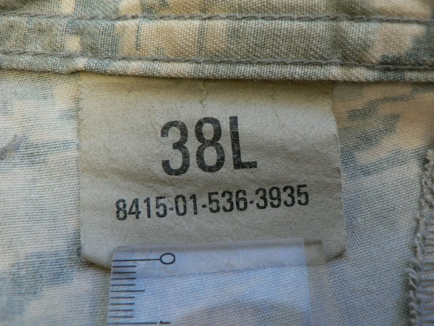 ミリタリーショップ 南国百貨店.COM|沖縄 ABU エアフォース 迷彩服 パンツ タイガー 38L キズあり [Z-9 記録写真6
