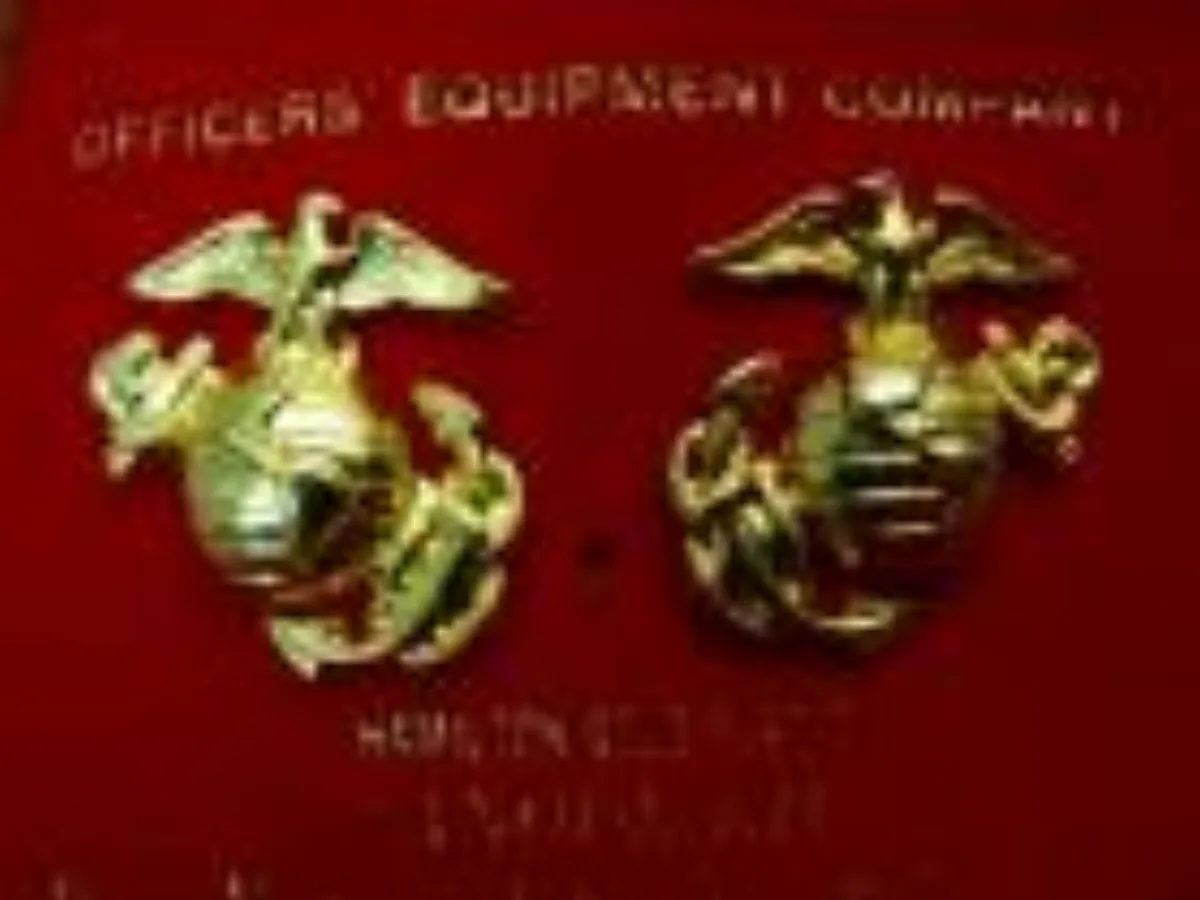 ミリタリーショップ 南国百貨店.COM|沖縄 米軍 徽章 USMC ２個１組 [X-001] - 米軍 徽章 USMC 記録写真1
