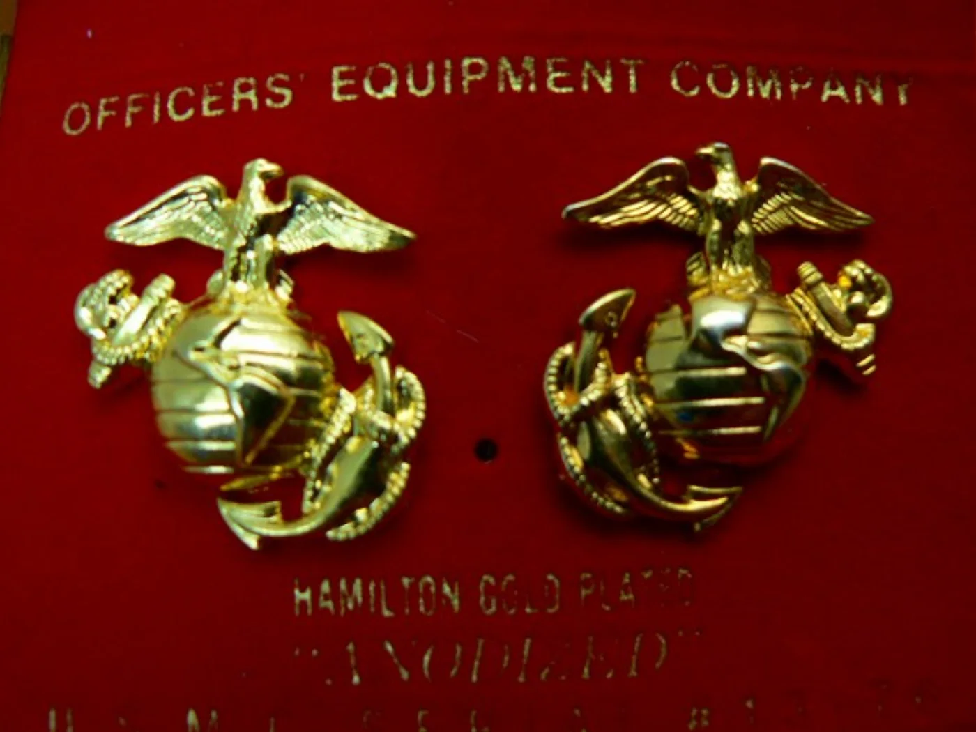 ミリタリーショップ 南国百貨店.COM|沖縄 米軍 徽章 USMC ２個１組 [X-001] - 米軍 徽章 USMC 記録写真4