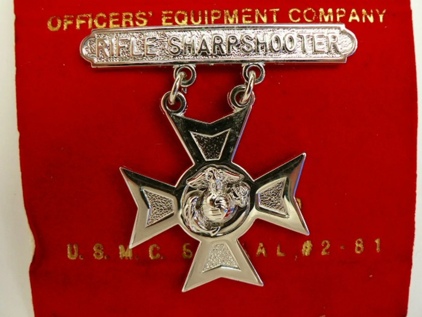 ミリタリーショップ 南国百貨店.COM|沖縄 米軍 記章 RIFLE SHARPSHOOTER [ZZ X-056] - 記録写真2