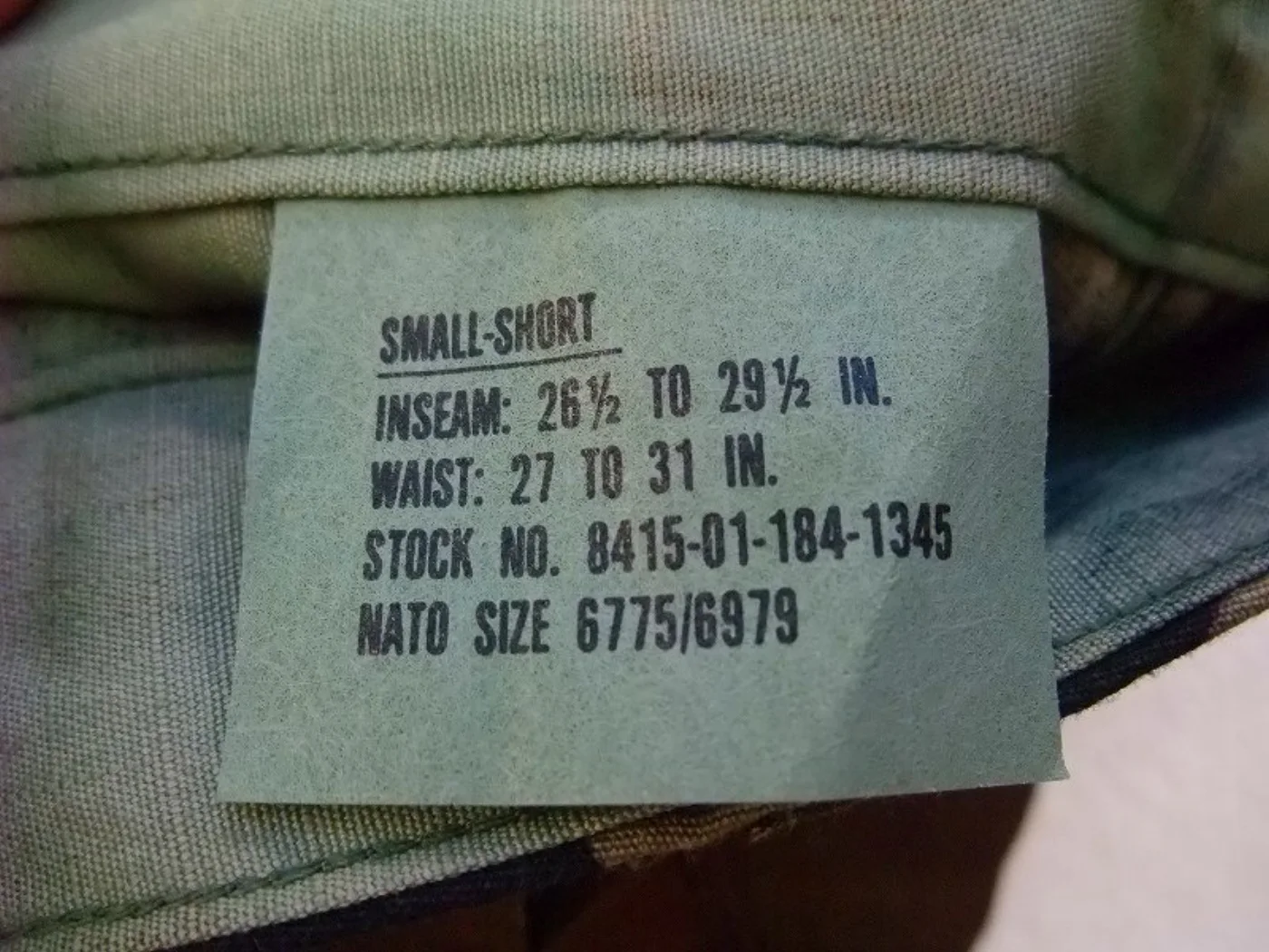 ミリタリーショップ 南国百貨店.COM|沖縄 迷彩服 上下セット 新品未使用品 S-S [G-644 G-645 G-6 記録写真7