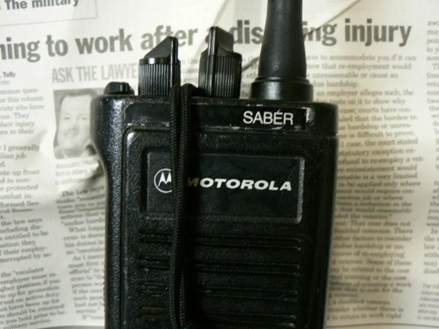 ミリタリーショップ 南国百貨店.COM|沖縄 MOTOROLA SABER 軍用無線機 モトローラ アマチュア無線改 [ 記録写真3